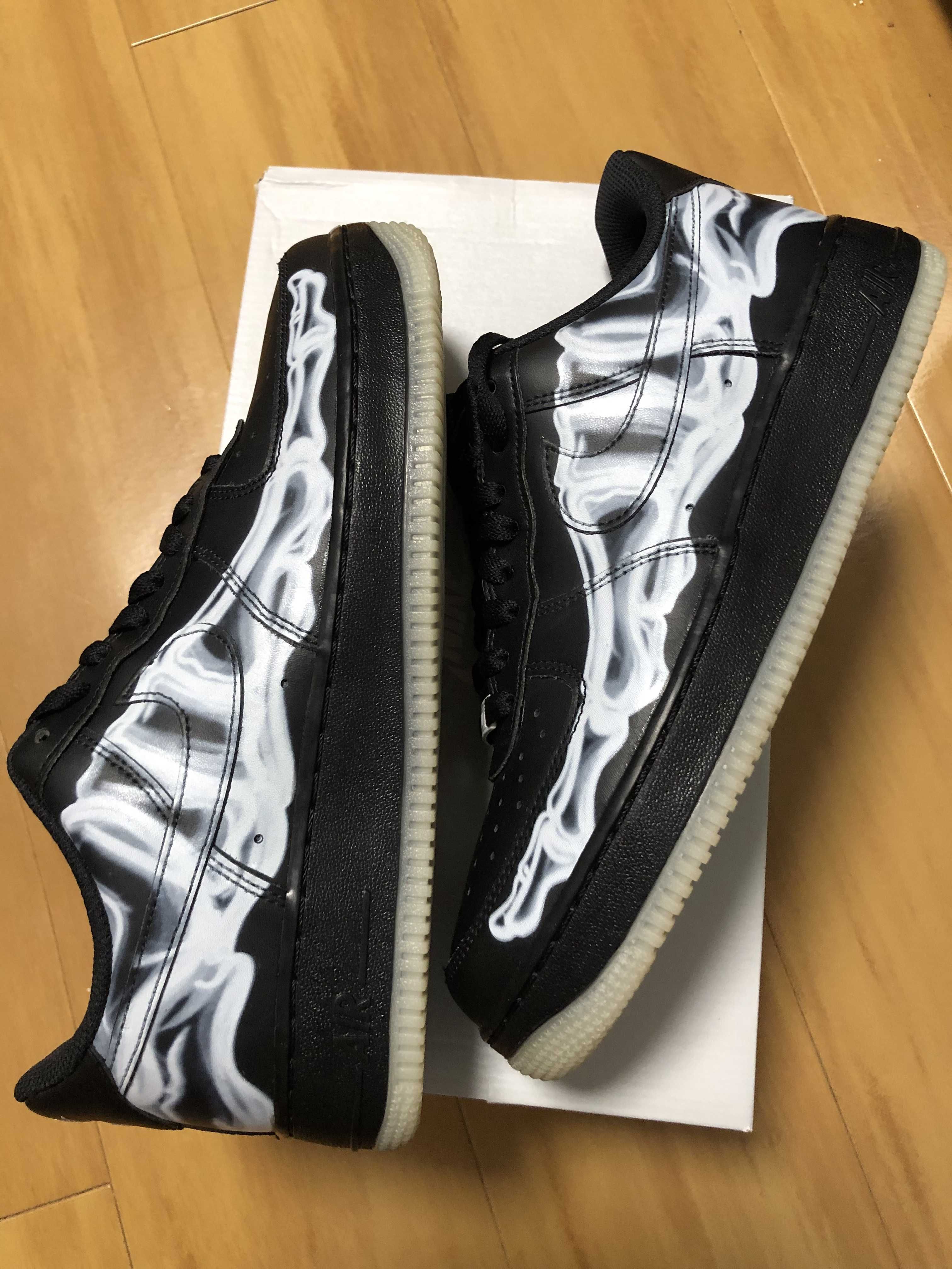 Nike Air Force 1 Low "Black Skeleton"