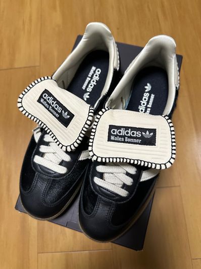 Wales Bonner × adidas Samba Pony Tonal Low "Core Black/Cream White"