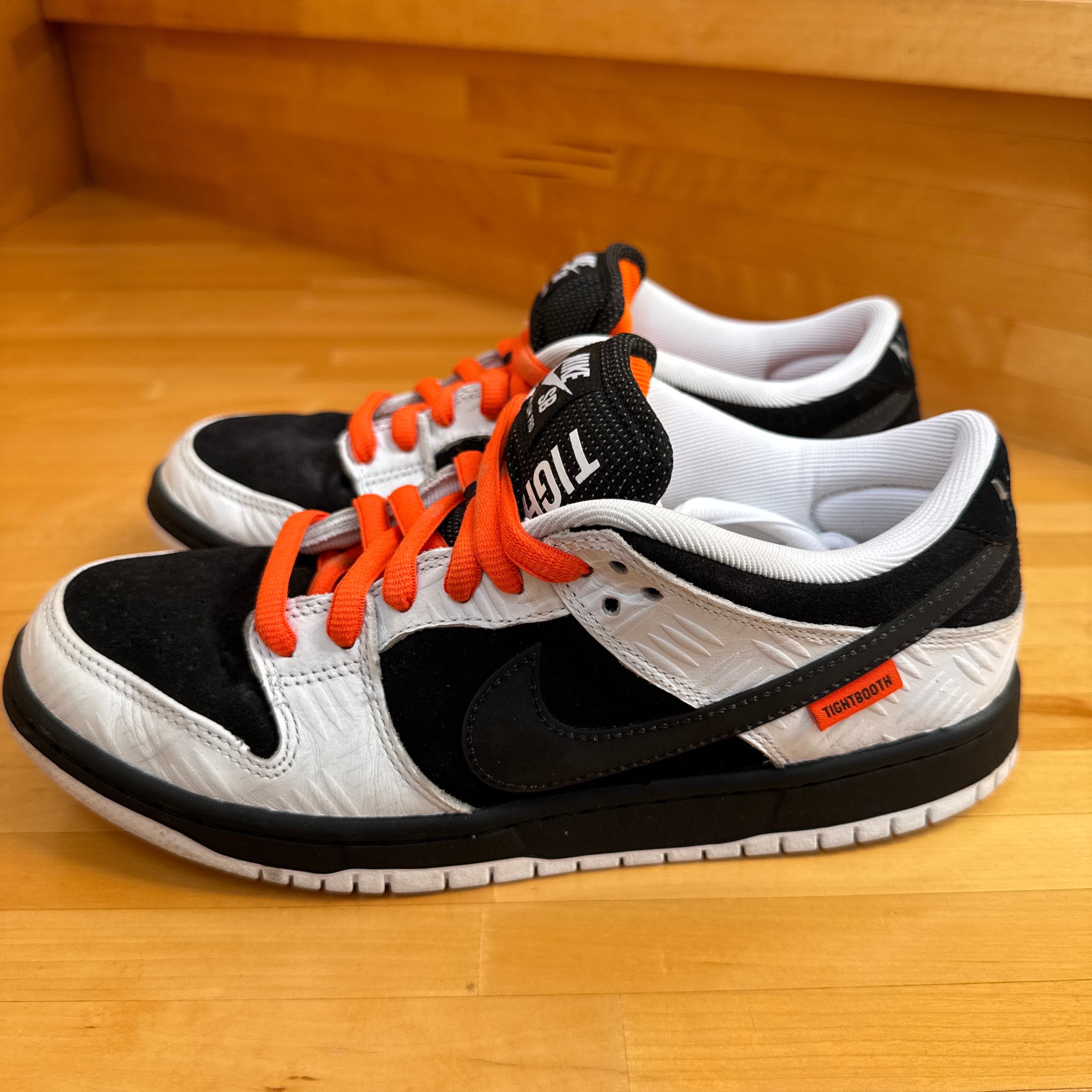 TIGHTBOOTH × Nike SB Dunk Low Pro QS "Black and White"