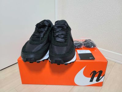 sacai × Nike LDV Waffle "Triple Black"