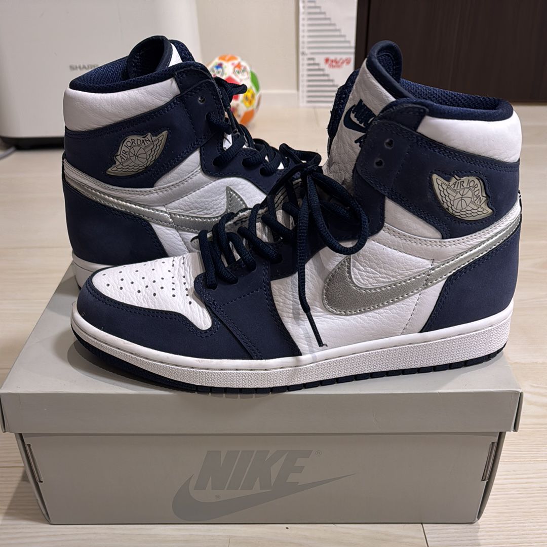 Nike Air Jordan 1 High OG CO.JP "White/Midnight Navy" (2020)(ブリーフケースなし)