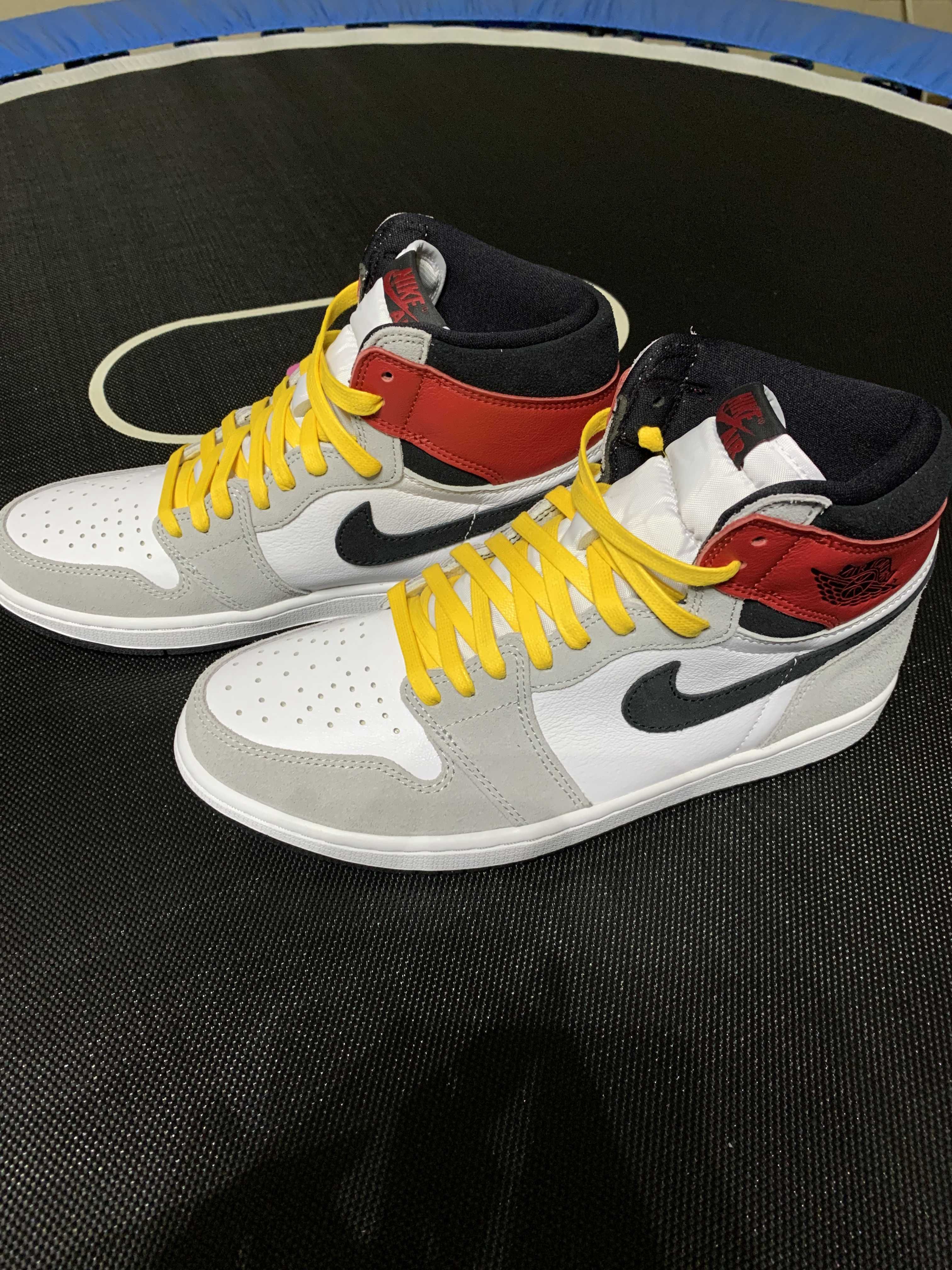 Nike Air Jordan 1 High OG "White/Black/Light Smoke Grey"