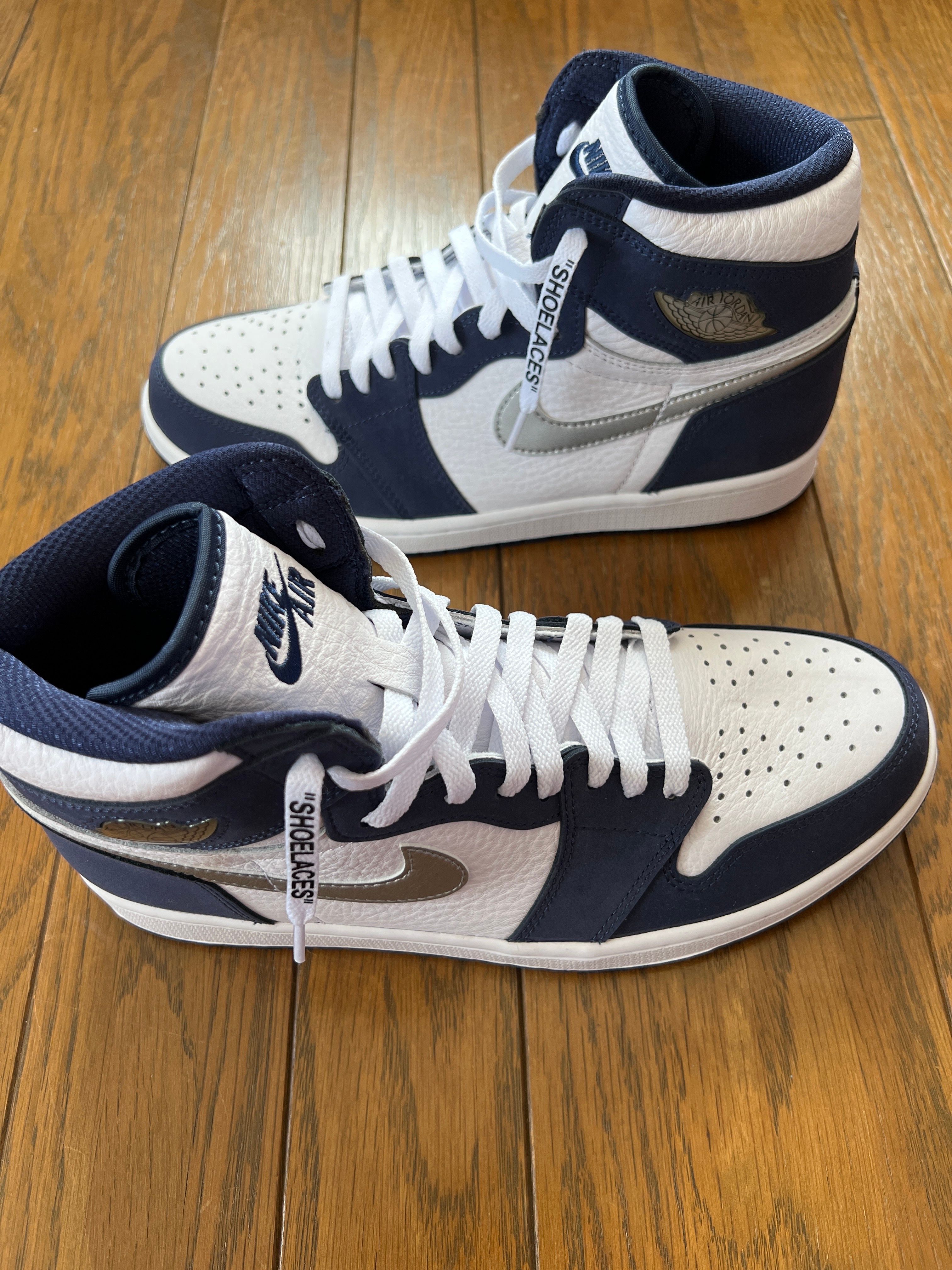 Nike Air Jordan 1 High OG CO.JP "White/Midnight Navy" (2020) (Standard Box)