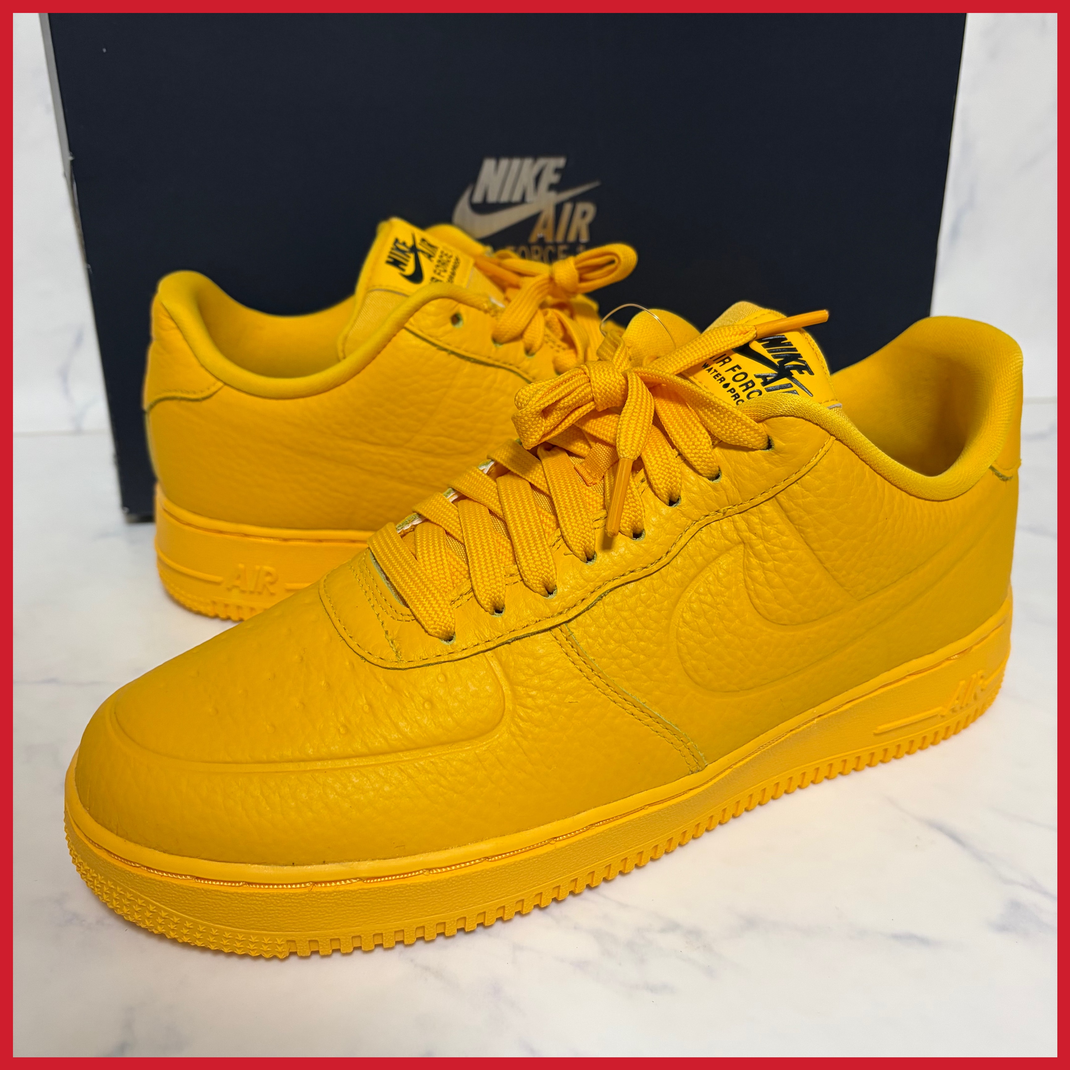 ナイキ エアフォース1 ロー '07 プロテック WP "ユニバーシティゴールド"