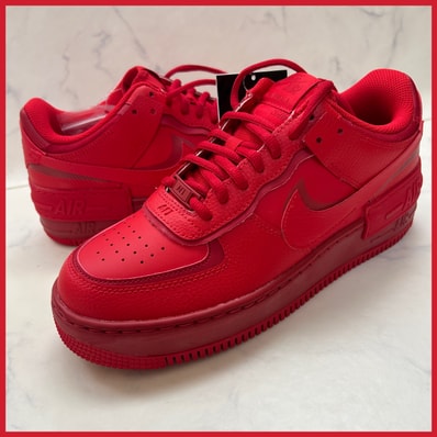 Nike Women's Air Force 1 Low Shadow "Triple Red"
