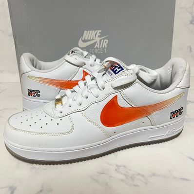 KITH × Nike Air Force 1 Low "White/Rush Blue/White/Brilliant Orange"