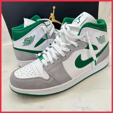 Nike Air Jordan 1 Mid "Green Grey White"