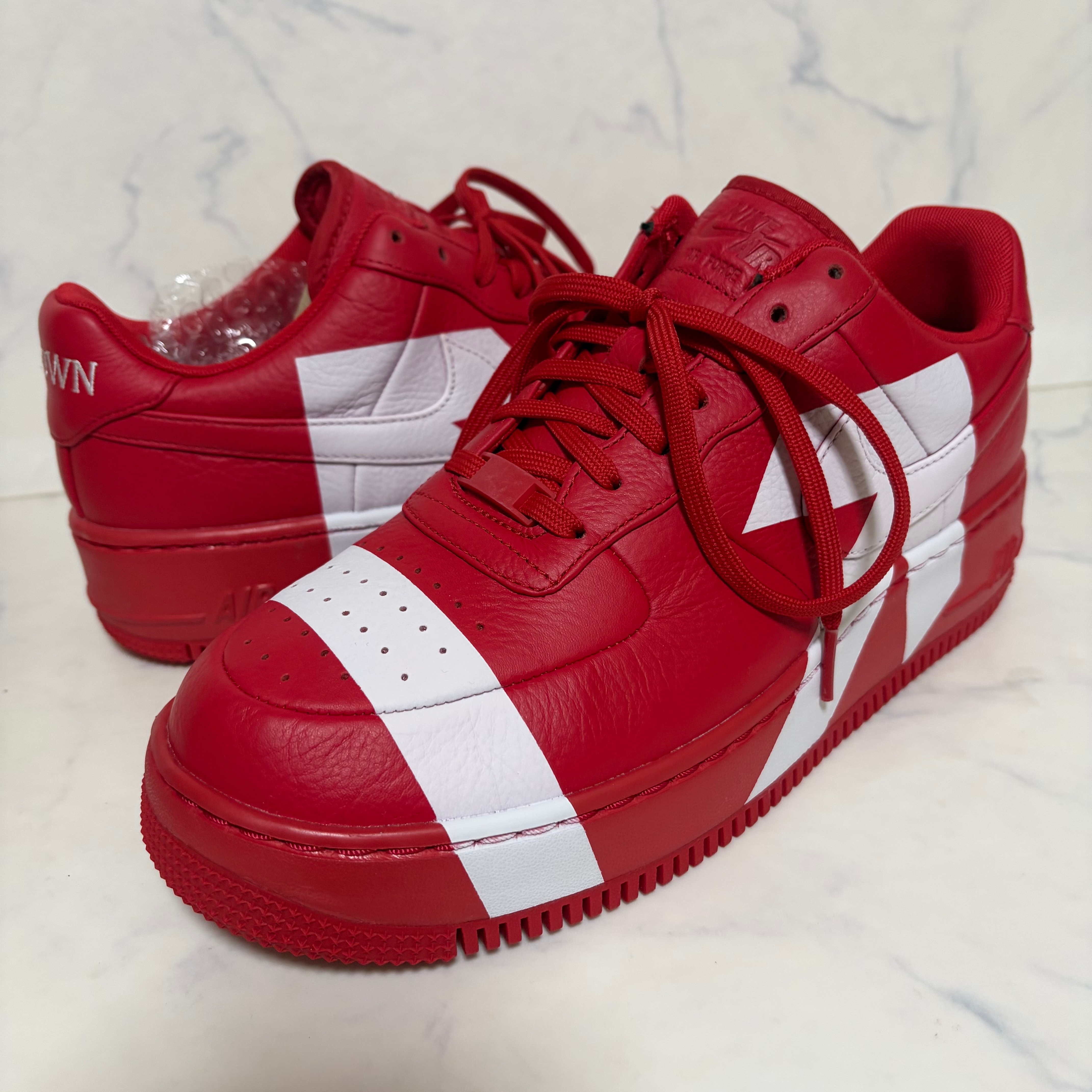 Nike Women's Air Force 1 Up Step Lux "University Red"