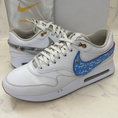 Eastside Golf × Nike Air Max 1 86 OG Golf "White/Metallic Gold/Pure Platinum/Cool Grey"