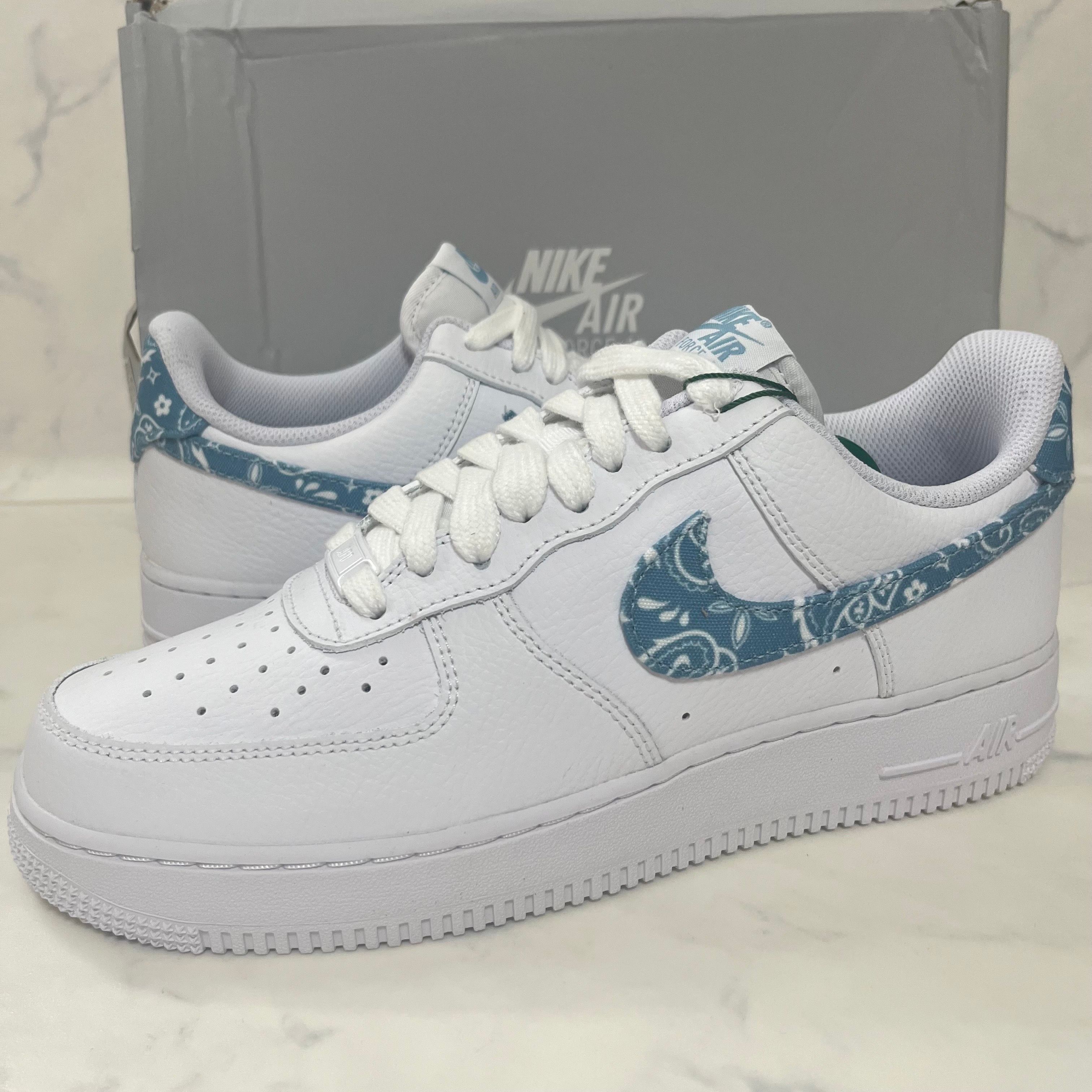 Nike Women's Air Force 1 Low '07 Essential "Blue Paisley"