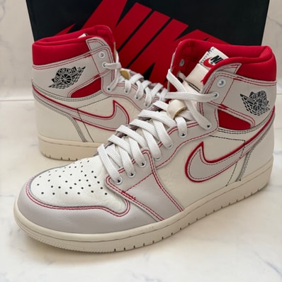 Nike Air Jordan 1 Retro High OG "Sail/University Red"
