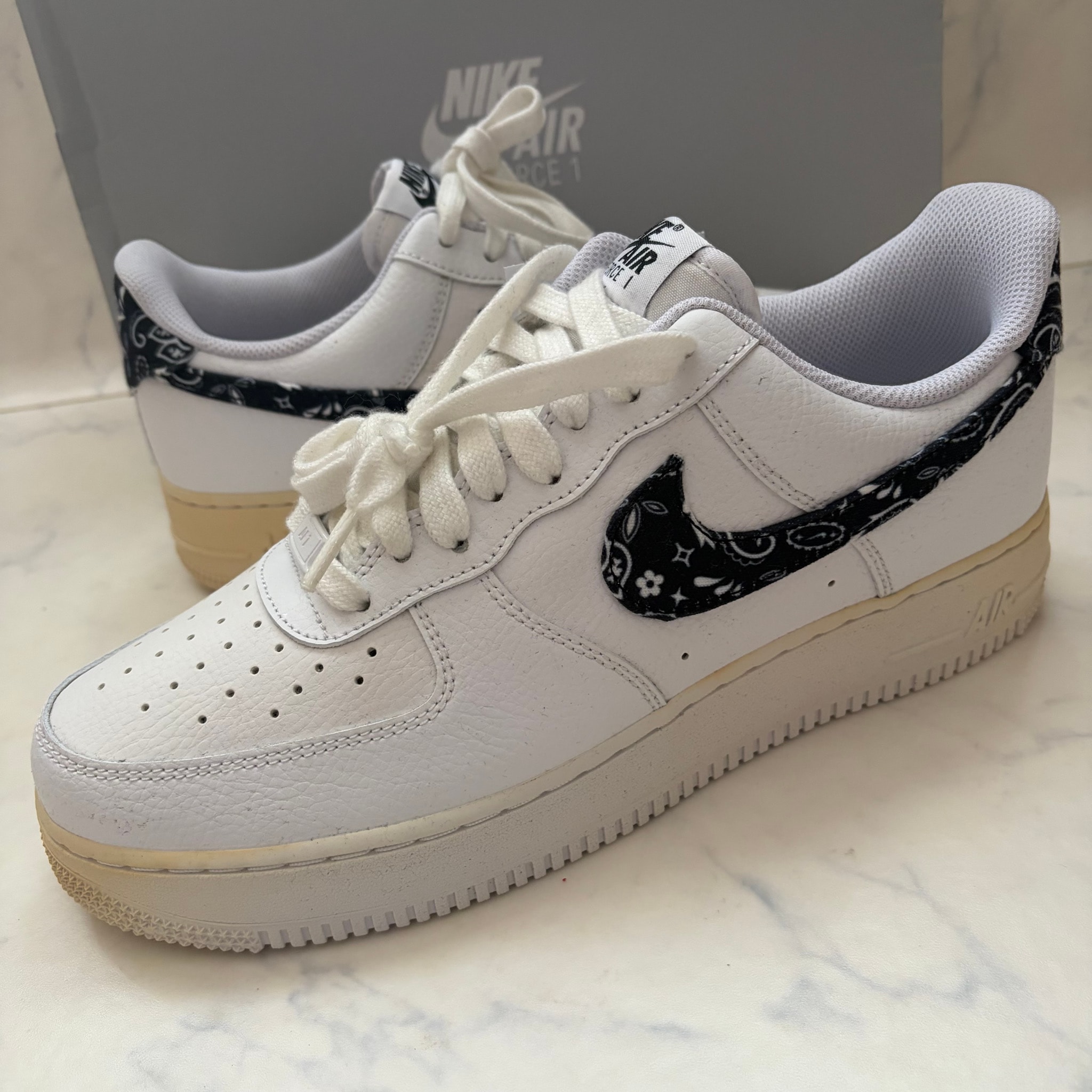 Nike Women's Air Force 1 Low '07 Essential "Black Paisley"