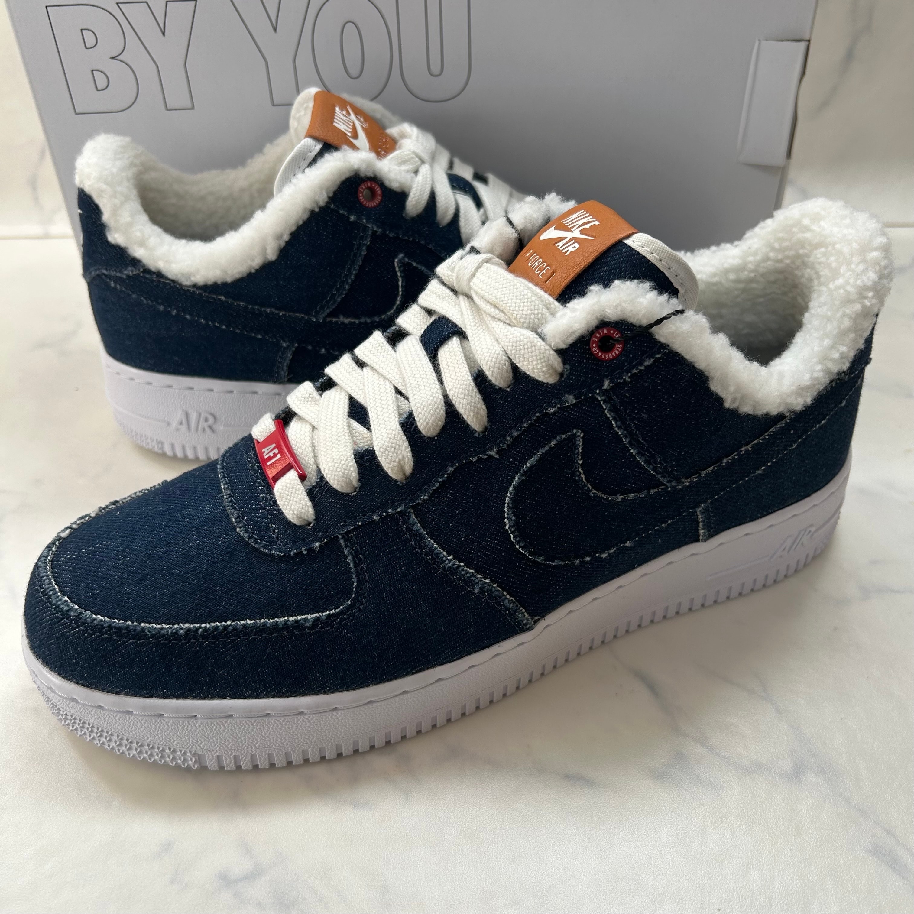 LEVI'S × Nike Air Force 1 Low "White/Denim" (Nike By You)
