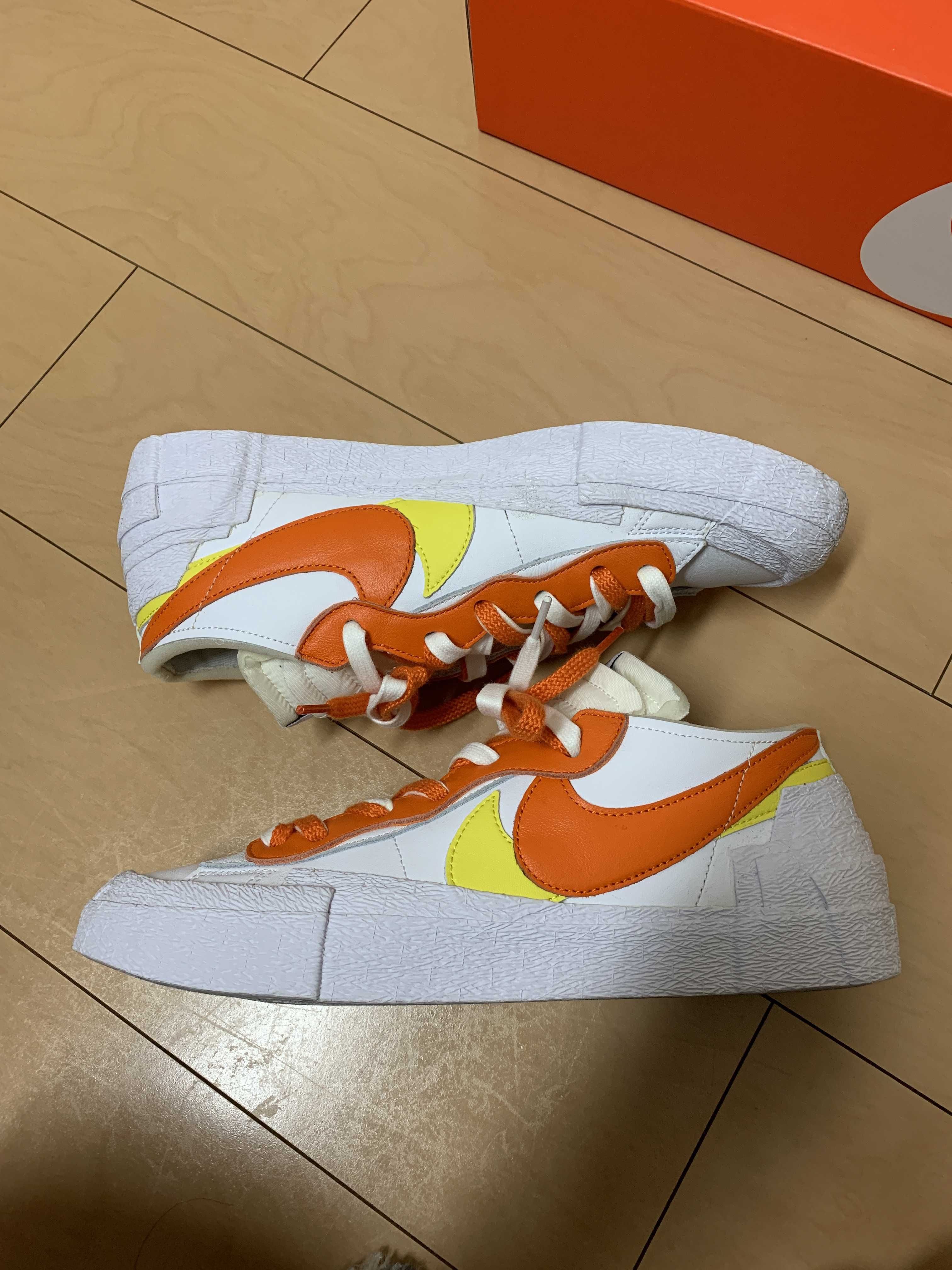 SACAI × NIKE BLAZER LOW "MAGMA ORANGE"
