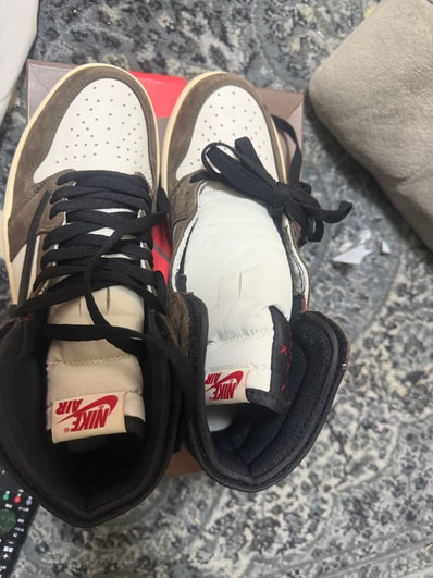 Travis Scott × Nike Air Jordan 1 Retro High OG TS SP "Sail/Dark Mocha"