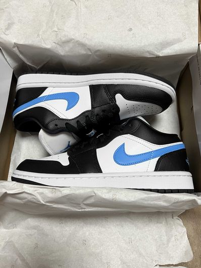 Nike Women's Air Jordan 1 Low "Black/University Blue"