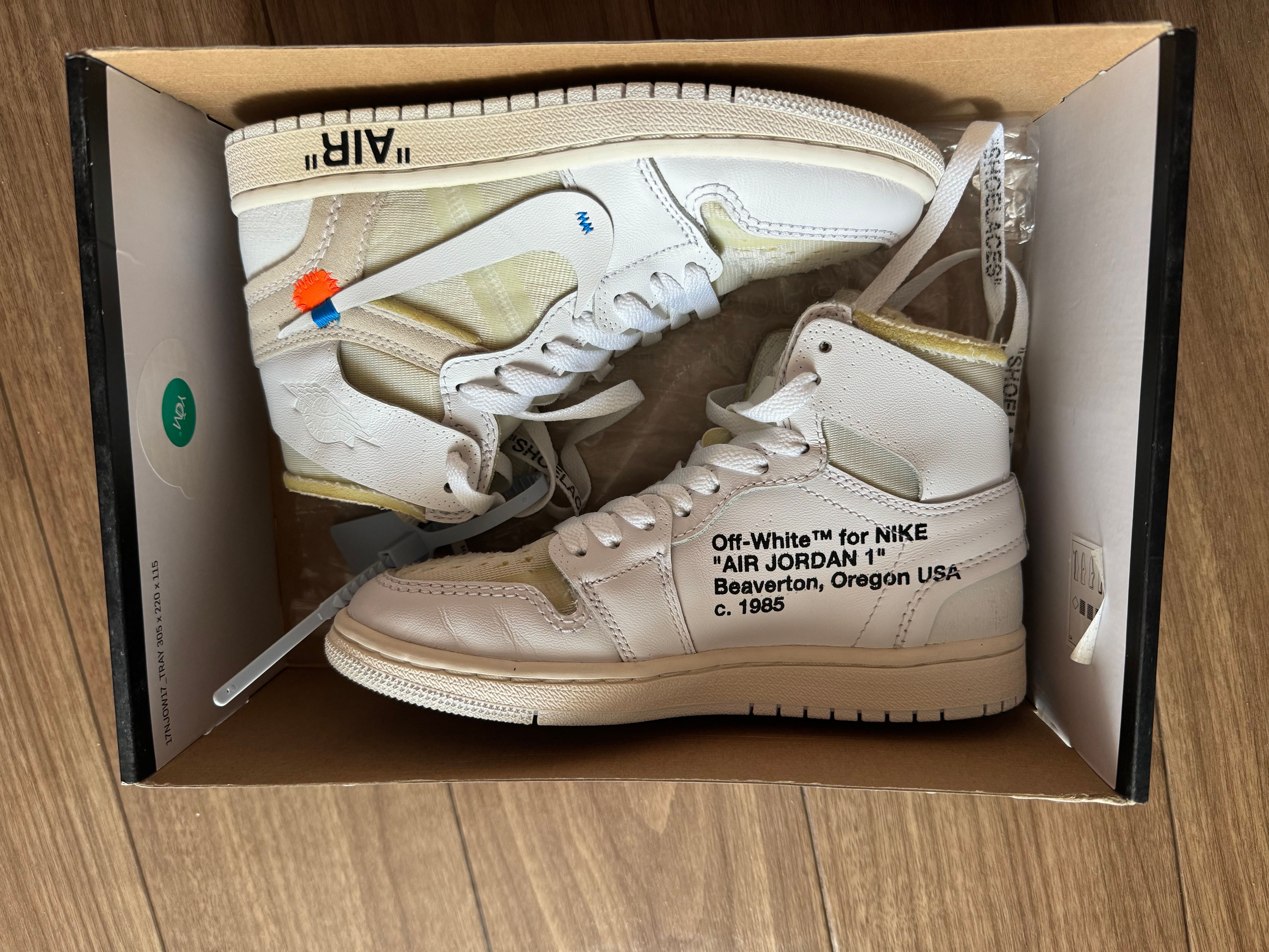 Off-White × Nike GS Air Jordan 1 Retro High "White"