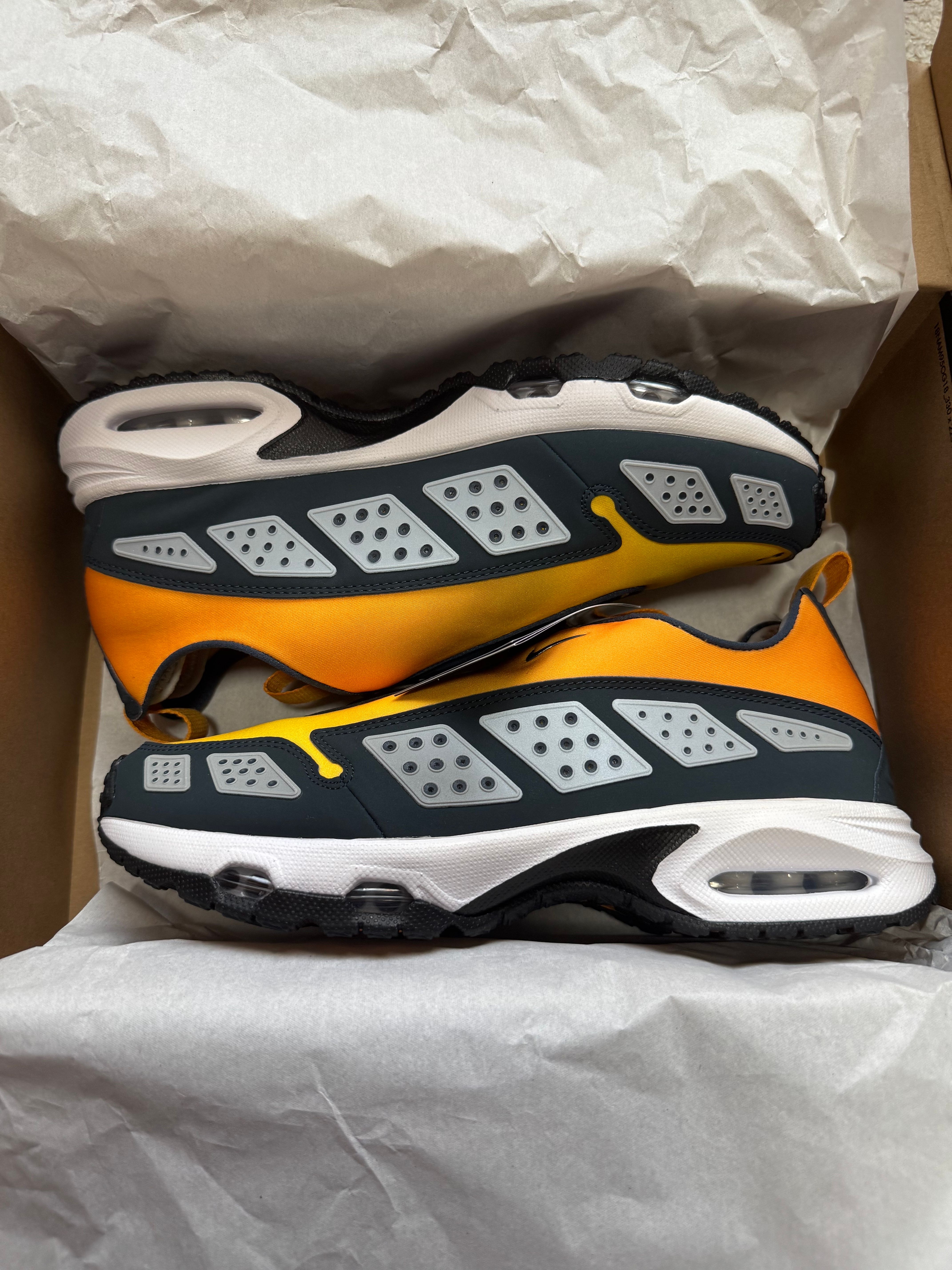 Nike Women's Air Max SNDR "Canyon Gold and Deep Ocean"