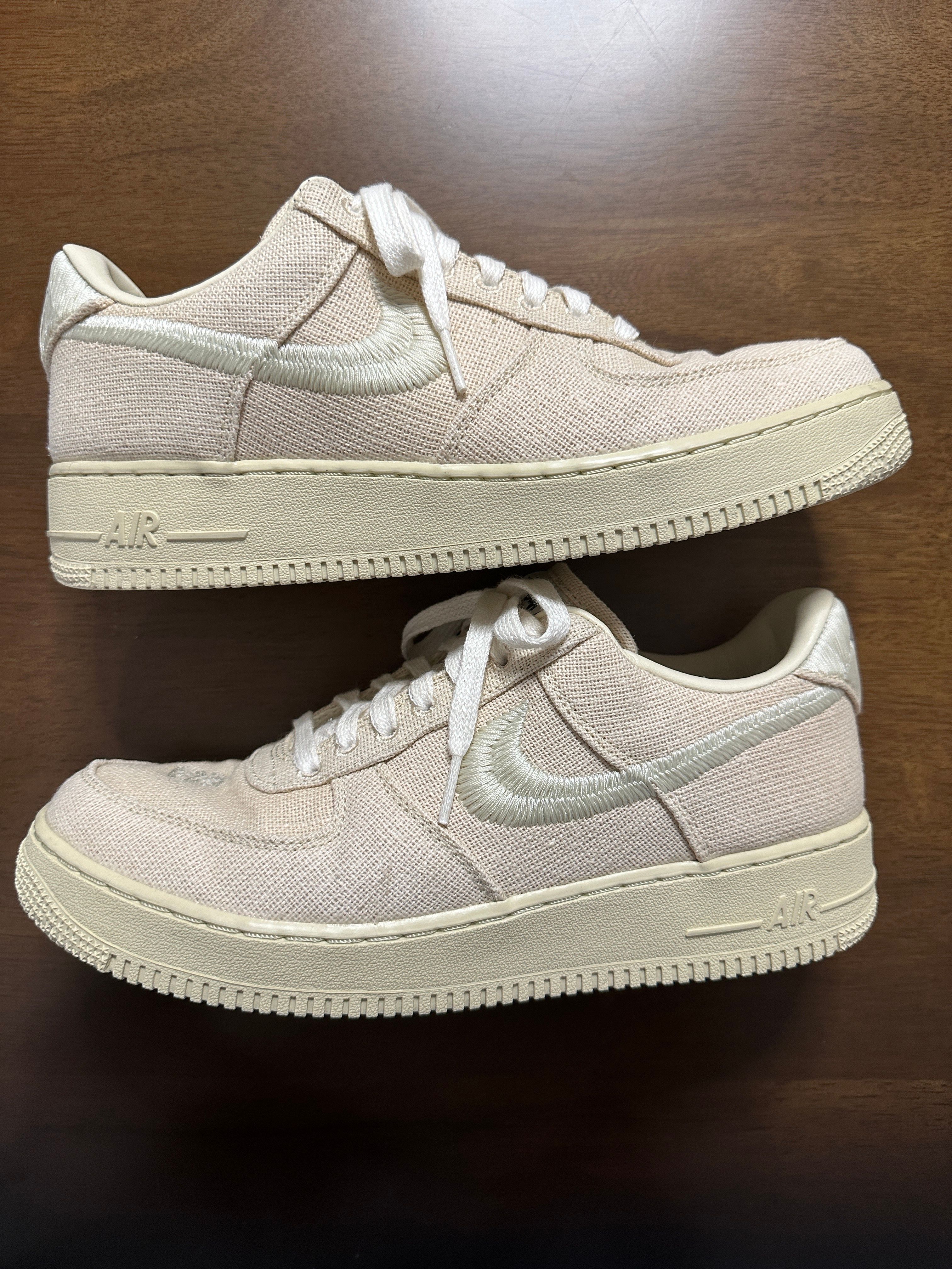 Stussy × Nike Air Force 1 Low "Fossil Stone"