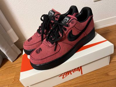 Stussy × Nike Air Force 1 Low "Triple Black"