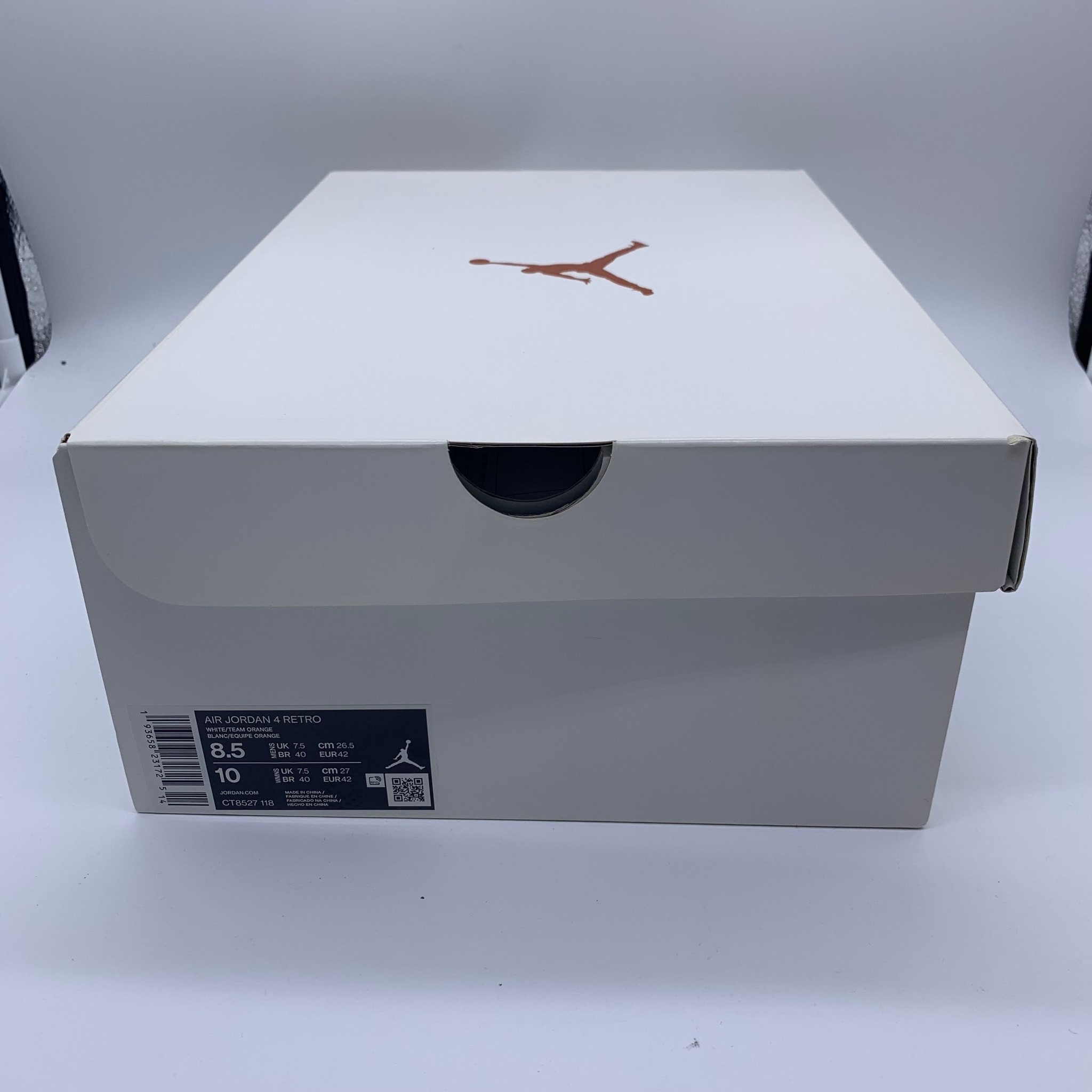 Nike Air Jordan 4 Retro "White/Team Orange"