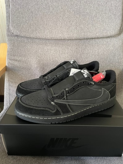 Travis Scott × Nike Air Jordan 1 Low OG SP "Black Phantom"