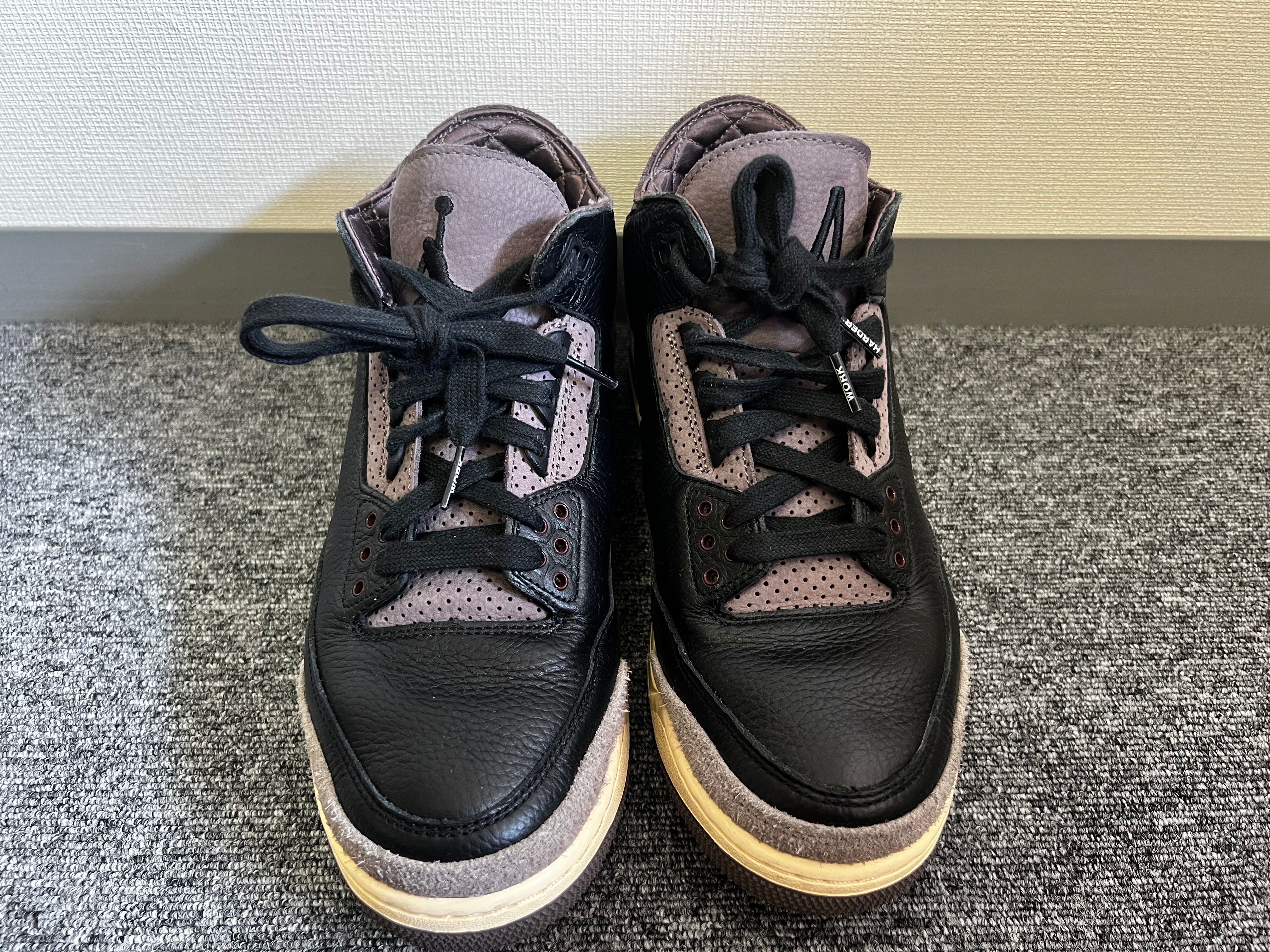 A Ma Maniere × Nike Women's Air Jordan 3 Retro OG SP "Black and Flat Pewter/WYWS"