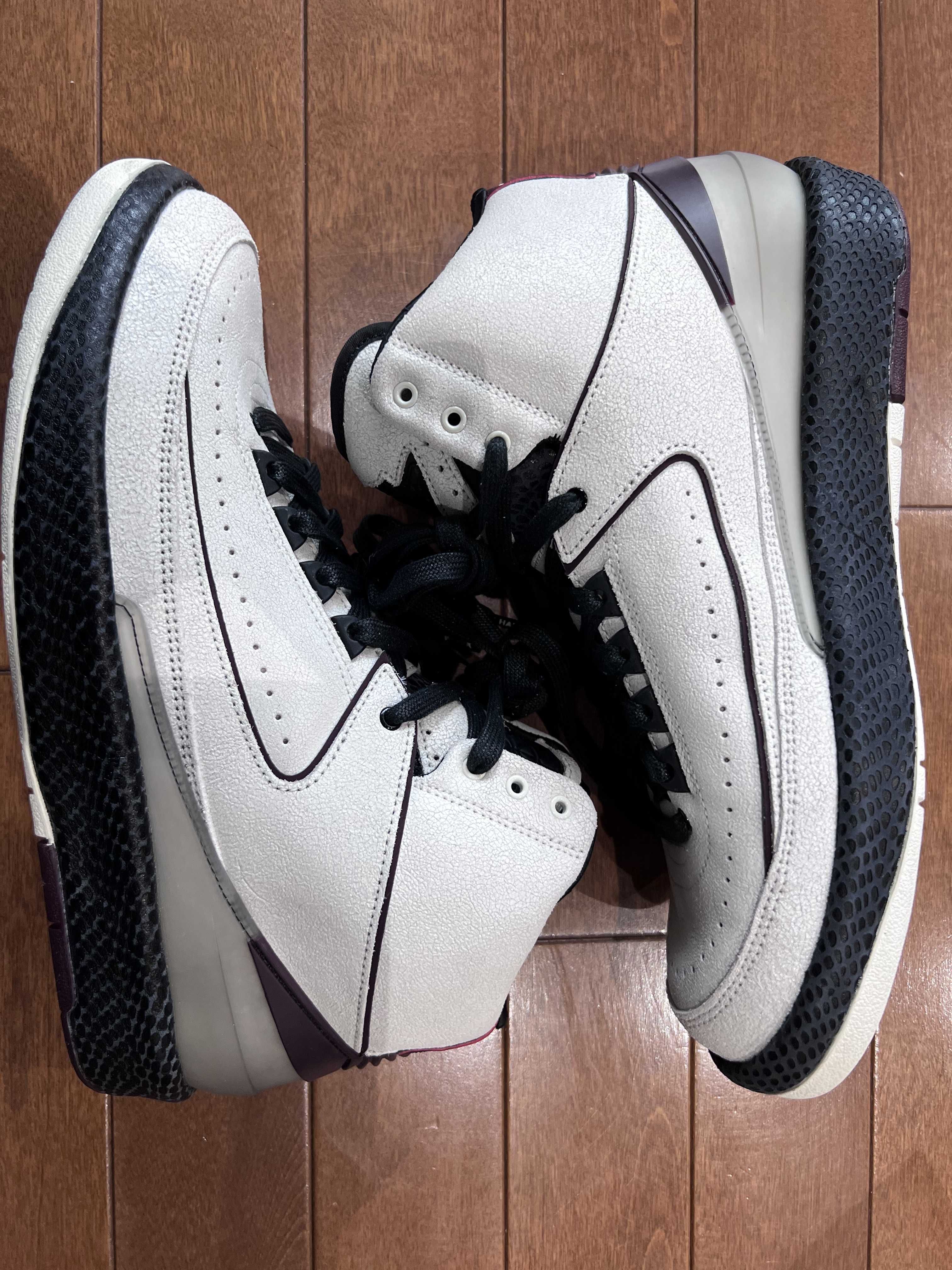 A Ma Maniere × Nike Air Jordan 2 "Airness/Sail and Burgundy"
