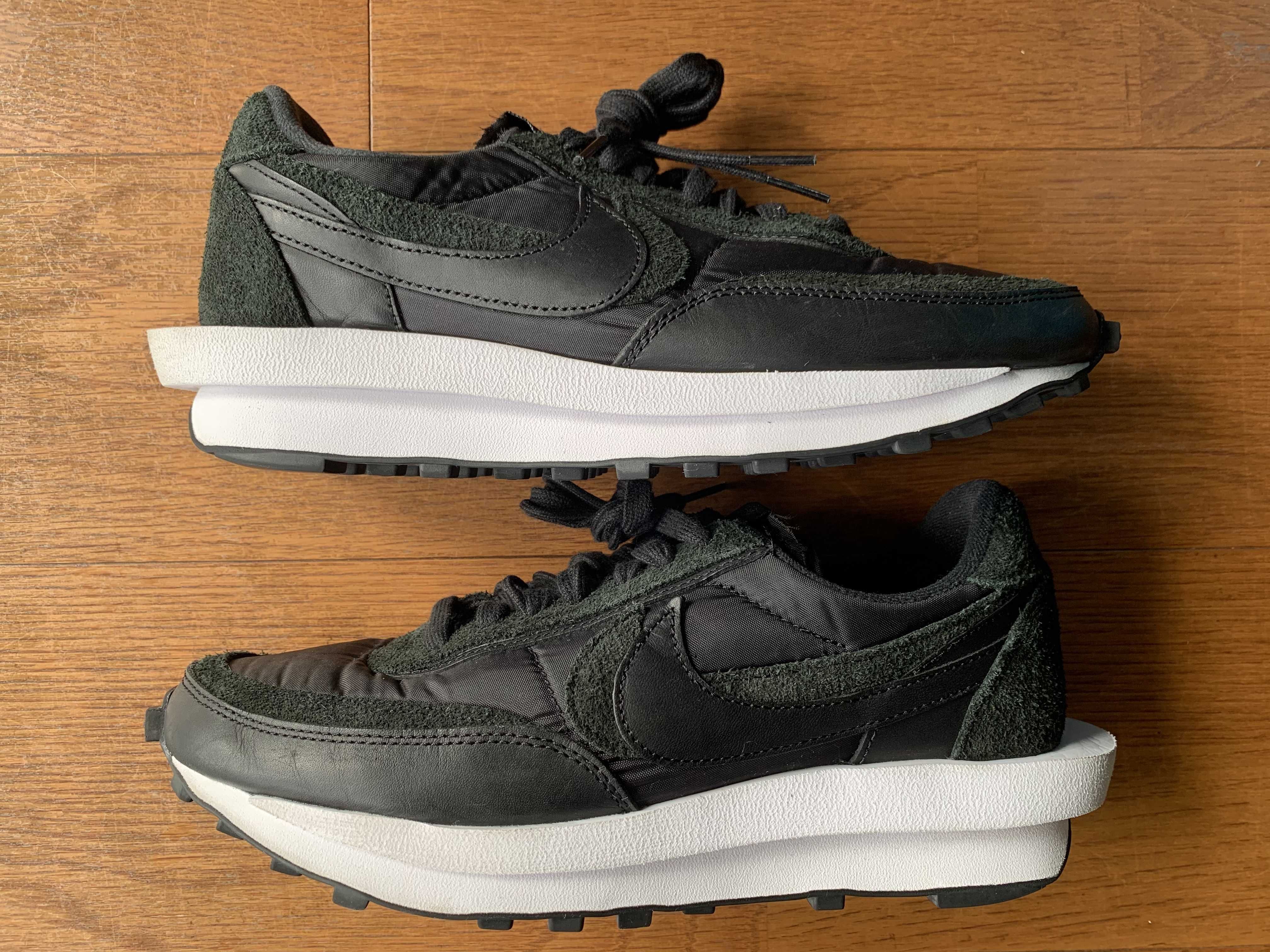 sacai × Nike LDV Waffle "Triple Black"