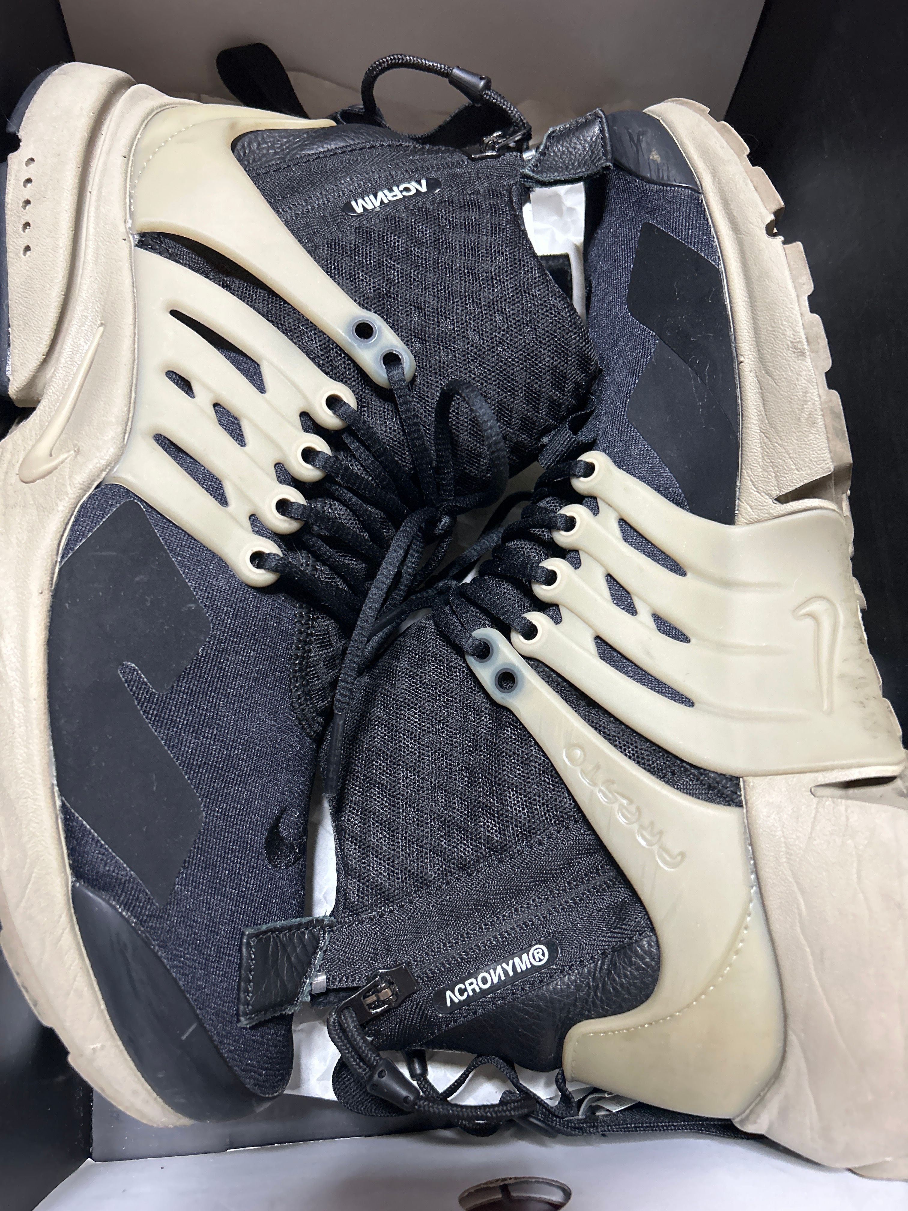 ACRONYM × Nike Air Presto Mid "Black"