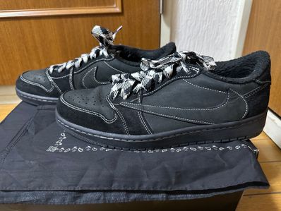 Travis Scott × Nike Air Jordan 1 Low OG SP "Black Phantom"