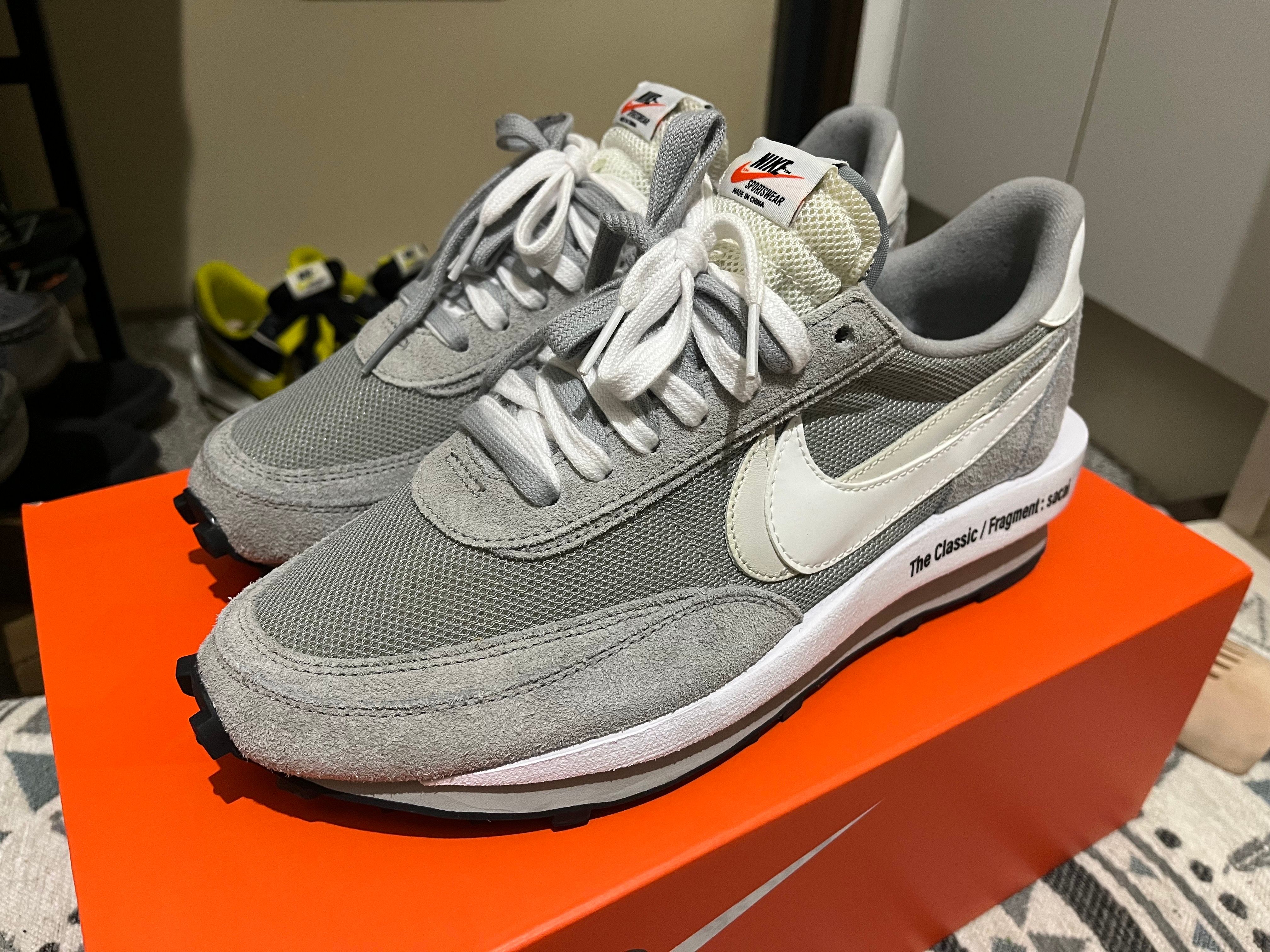 Fragment × sacai × Nike LD Waffle "Light Smoke Grey"