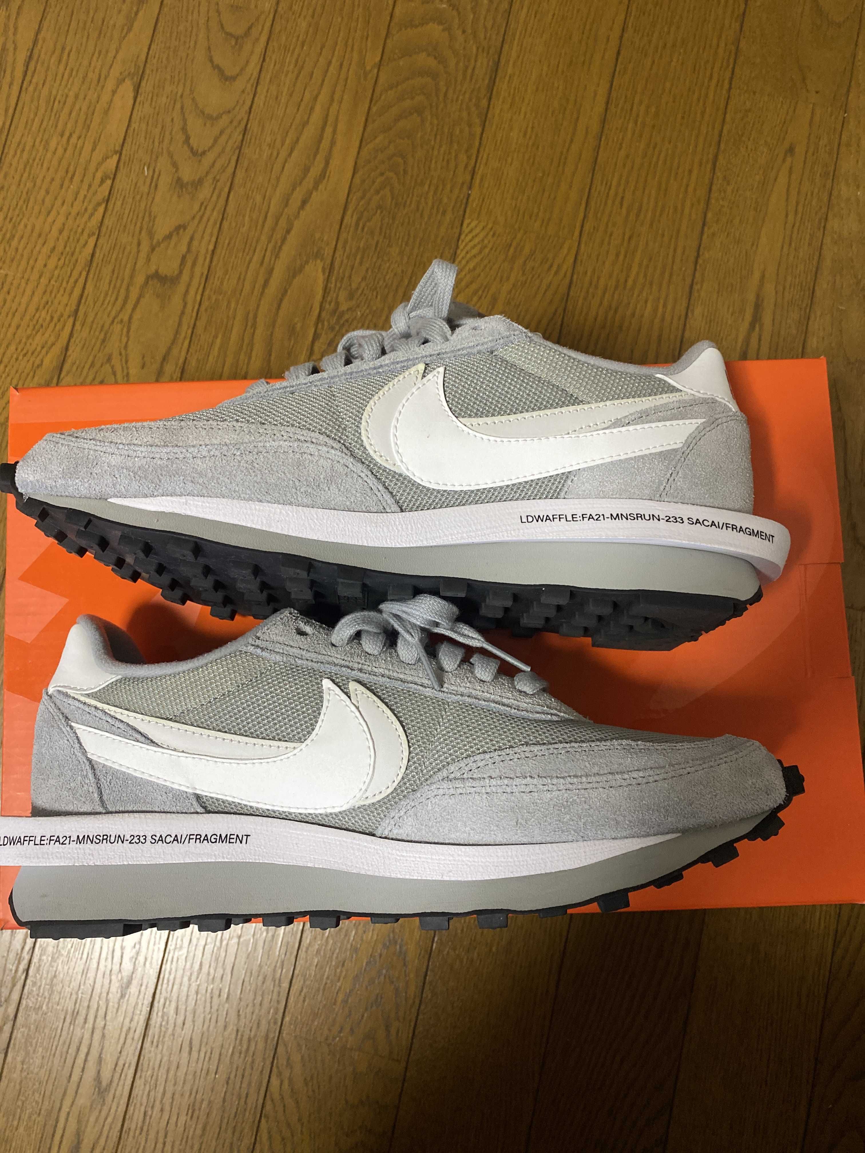 Fragment × sacai × Nike LD Waffle "Light Smoke Grey"
