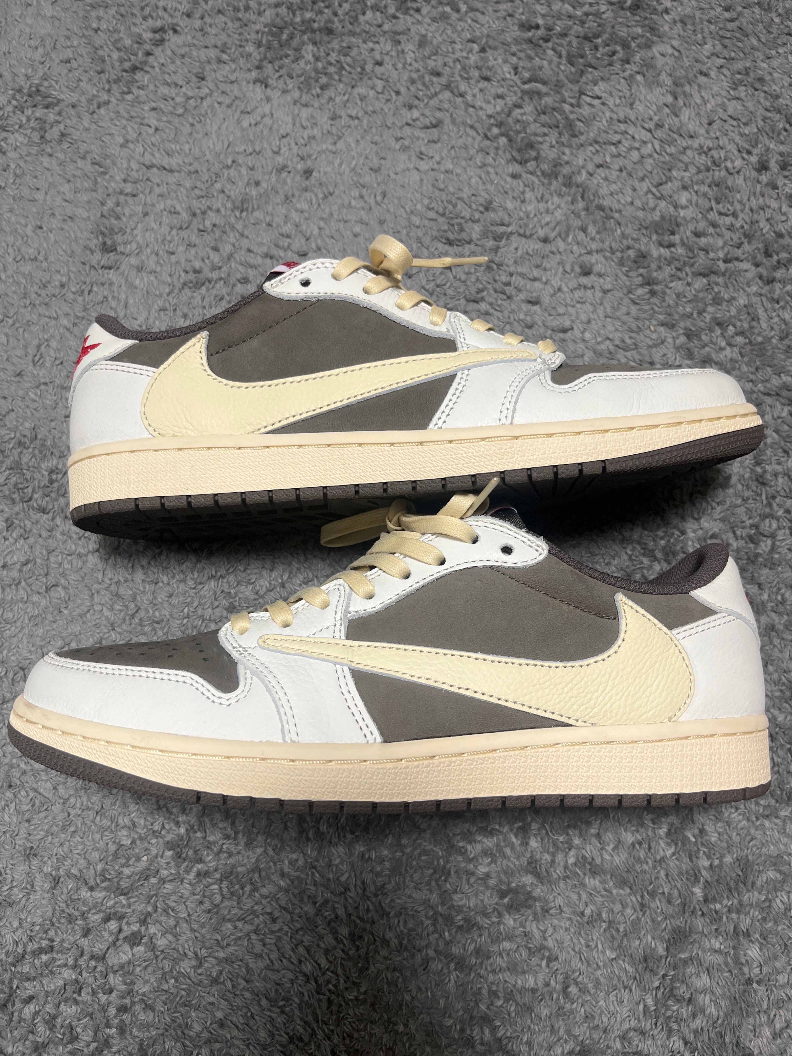 Travis Scott × Nike Air Jordan 1 Low OG SP "Reverse Mocha/Sail and Ridgerock"