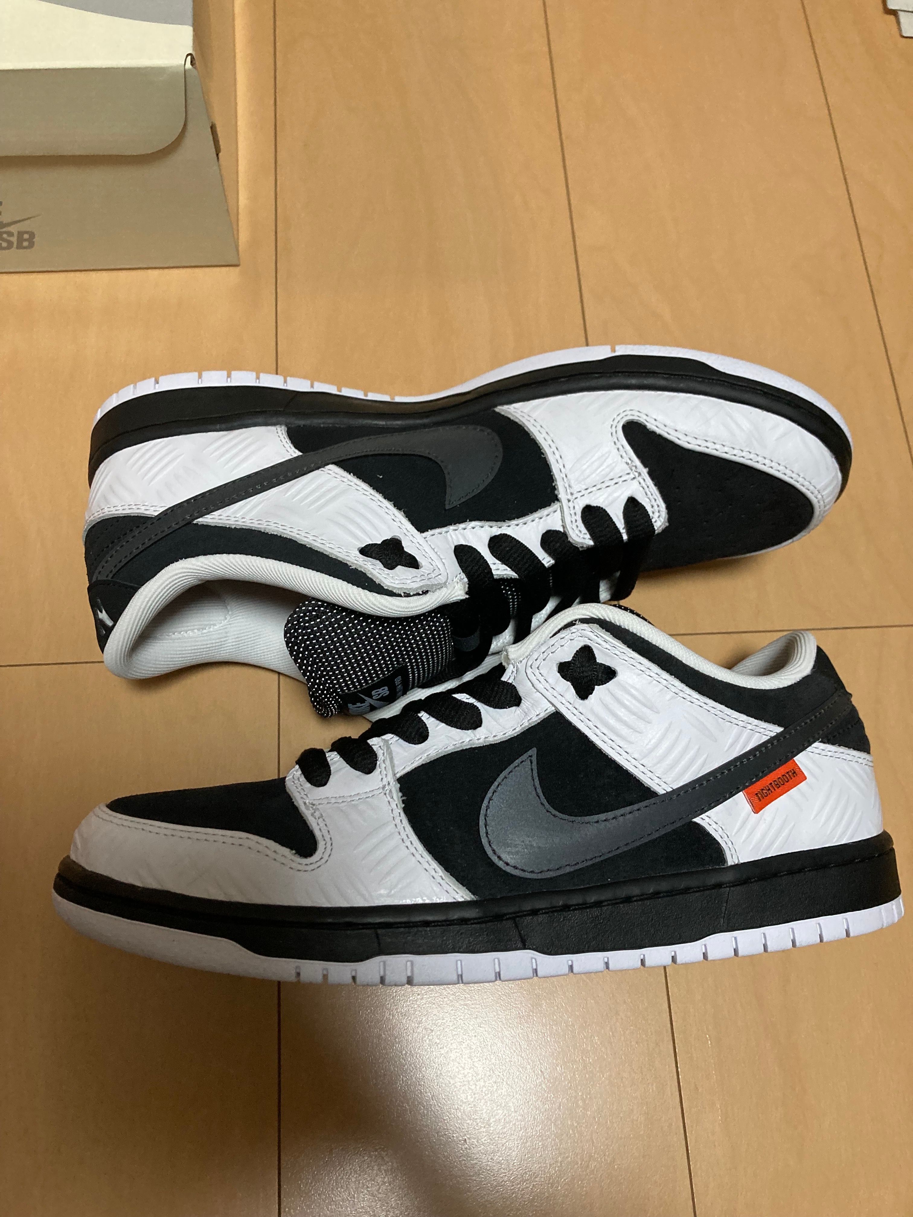TIGHTBOOTH × Nike SB Dunk Low Pro QS "Black and White"