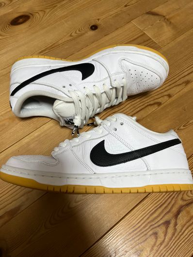 Nike SB Dunk Low Pro "White/Black-White-Gum Light Brown"