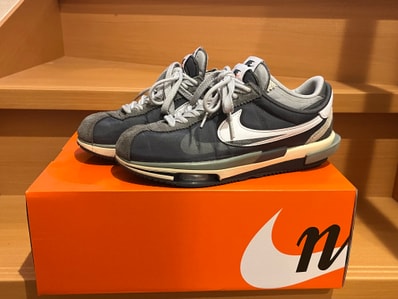 sacai × Nike Zoom Cortez "Iron Grey"