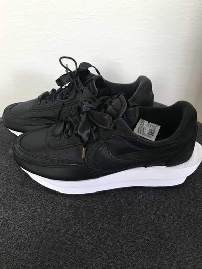 sacai × Nike LDV Waffle "Triple Black"