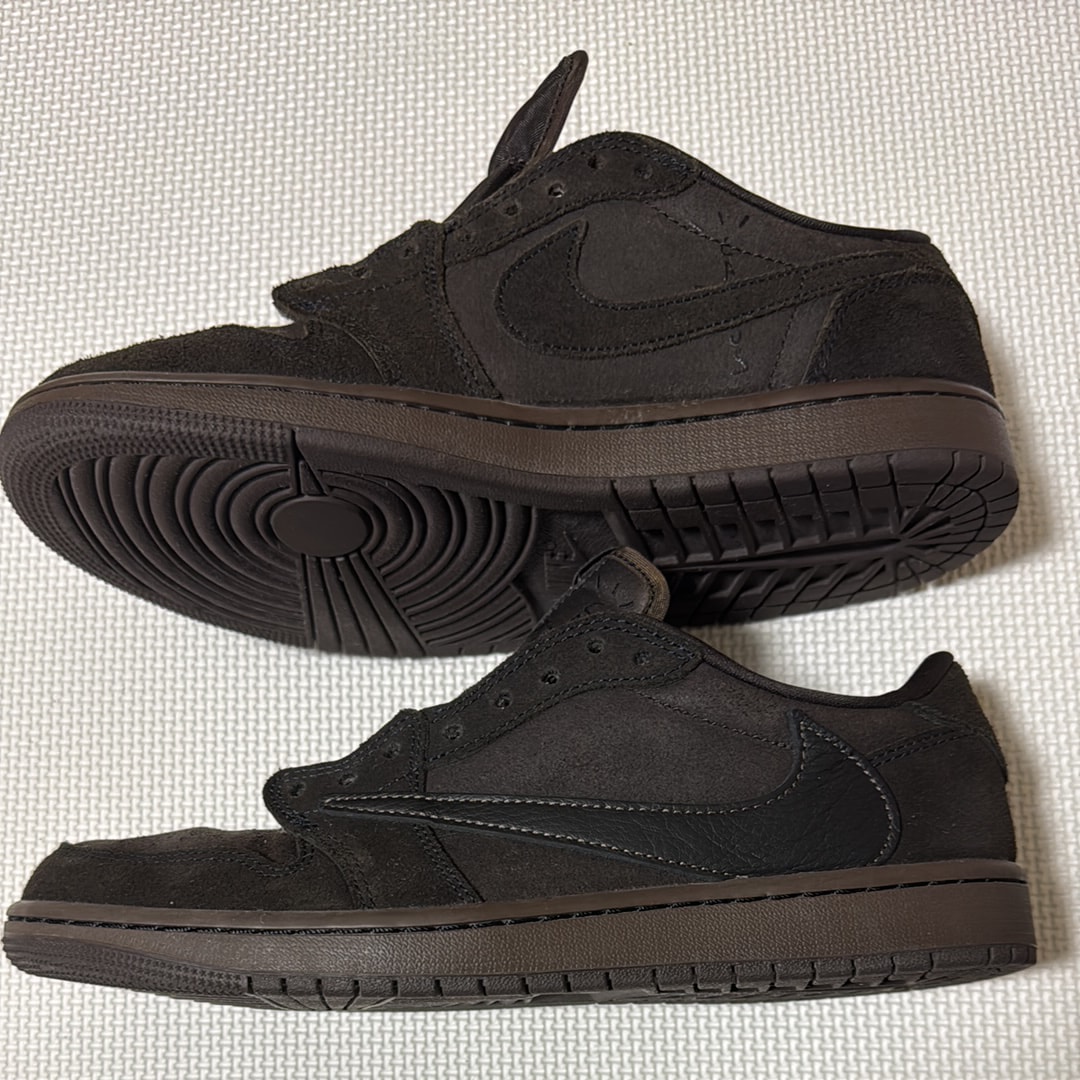 Travis Scott × Nike Air Jordan 1 Low OG SP "Velvet Brown and Dark Mocha"