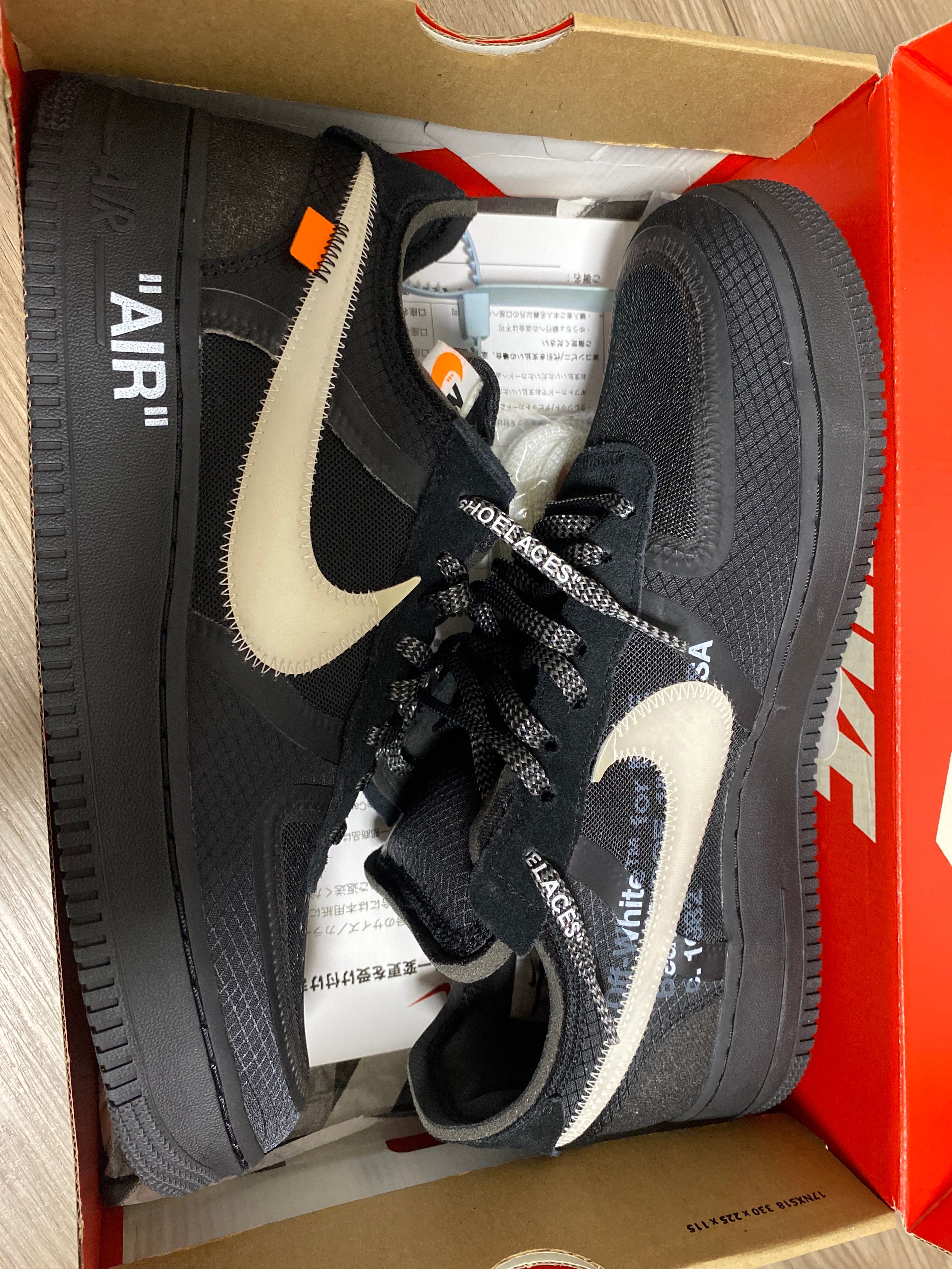 Off-White × Nike Air Force 1 Low "Black"