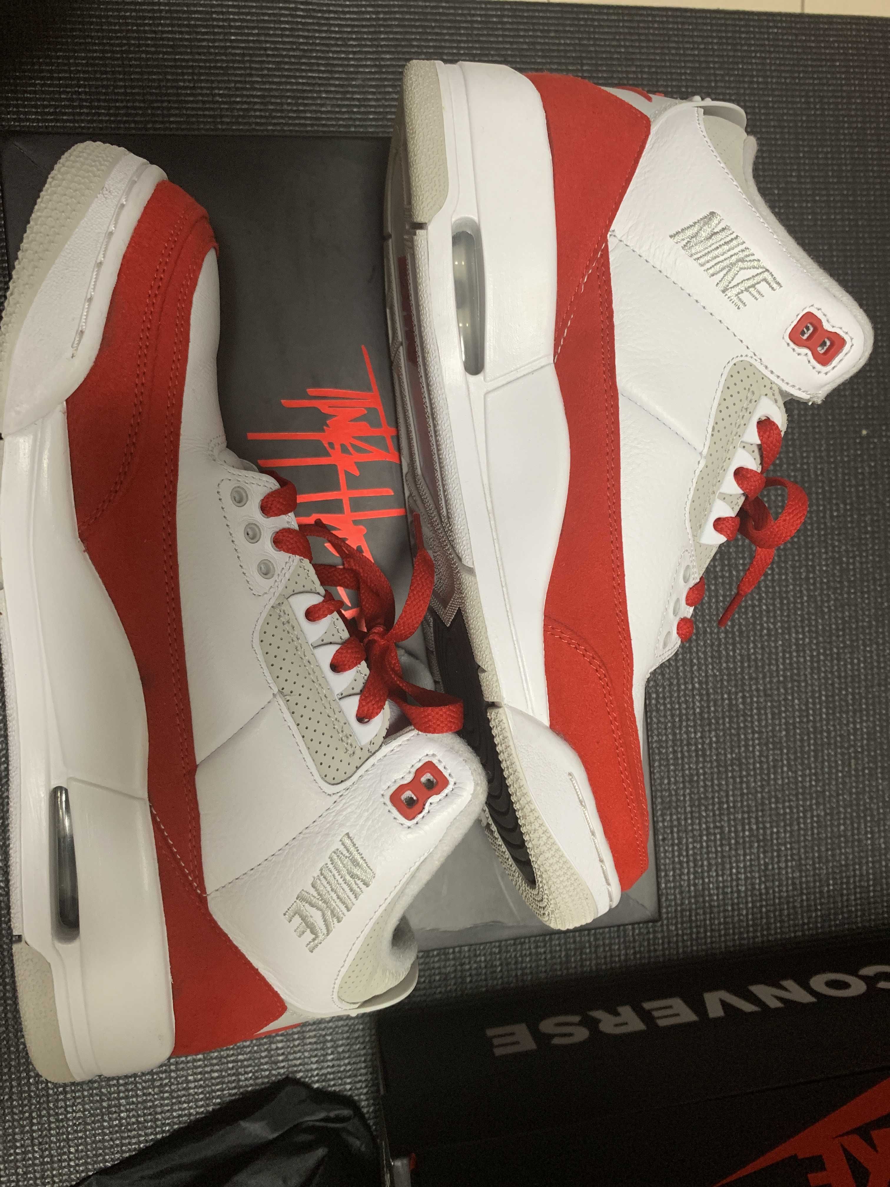 Nike Air Jordan 3 Retro "Tinker White/University Red"