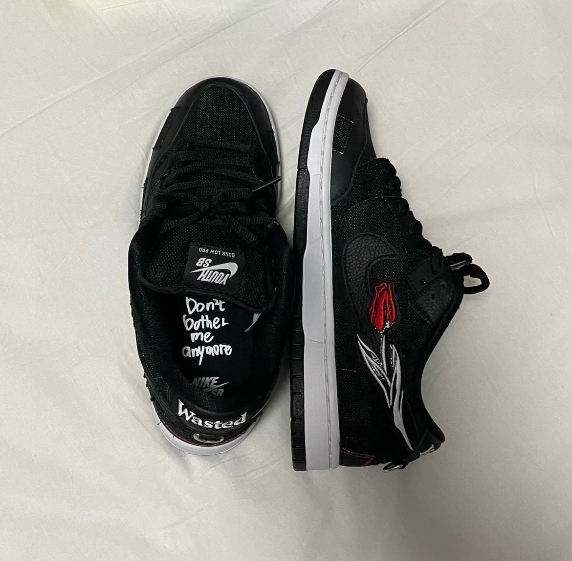 Wasted Youth × Nike SB Dunk Low "Black Denim" / VERDY