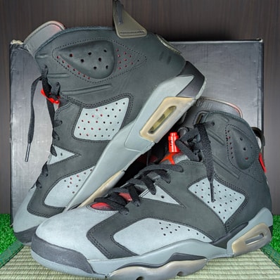 Paris Saint-Germain (PSG) × Nike Air Jordan 6 Retro "Iron Grey/Infrared 23-Black"