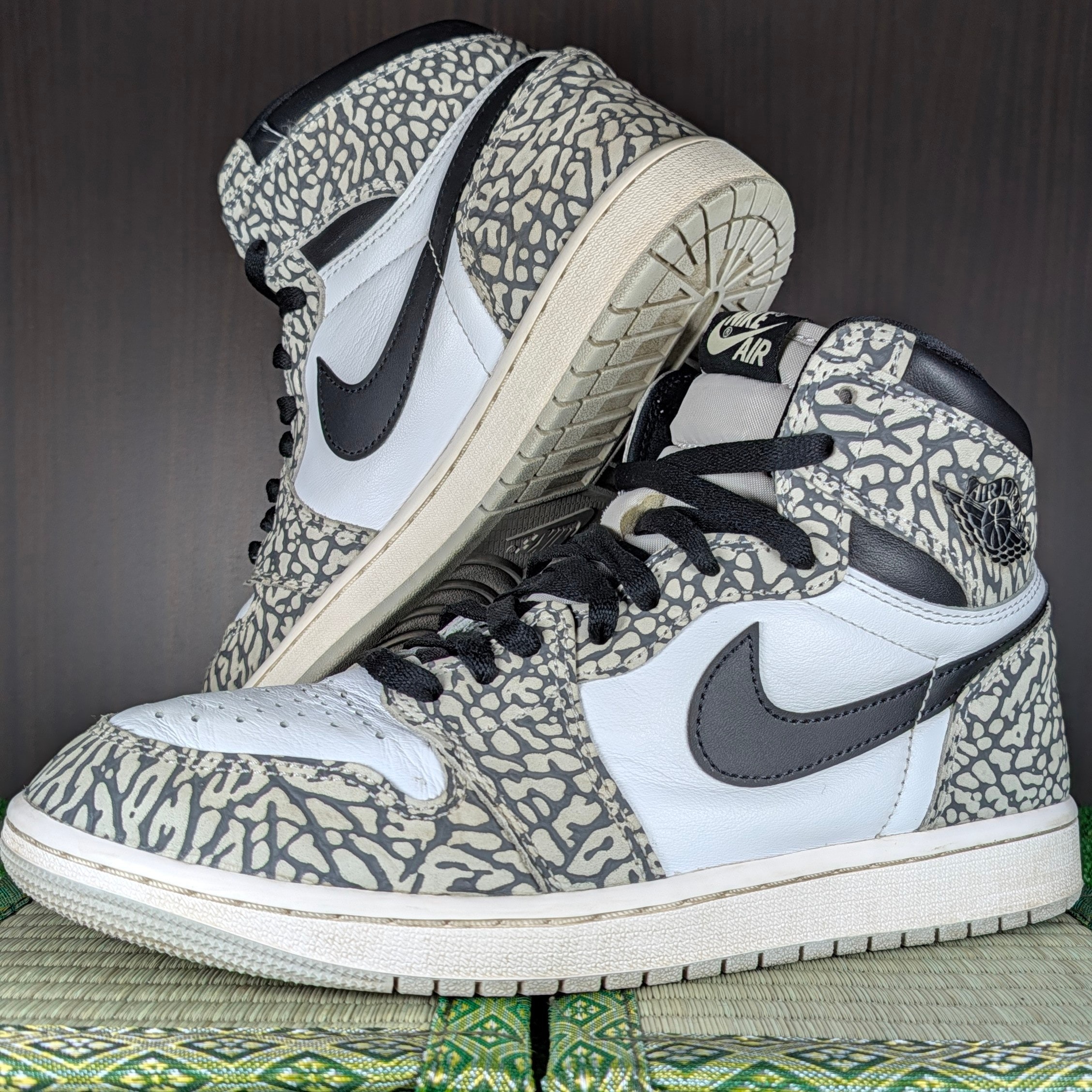 Nike Air Jordan 1 High OG "White Cement/Safari"