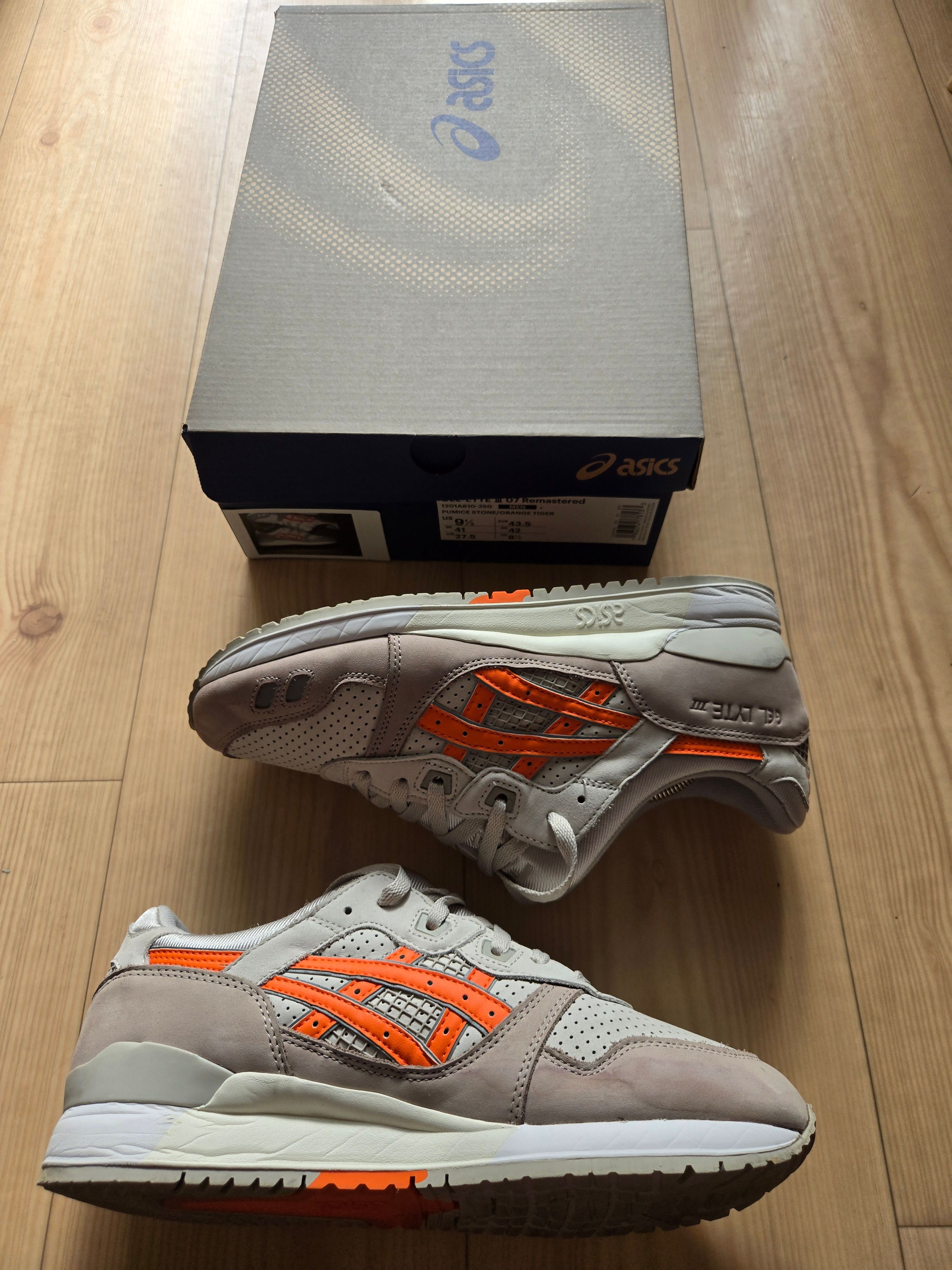 KITH × Asics Gel Lyte 3 Remastered "Super Orange"