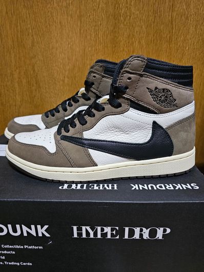 Travis Scott × Nike Air Jordan 1 Retro High OG TS SP "Sail/Dark Mocha"