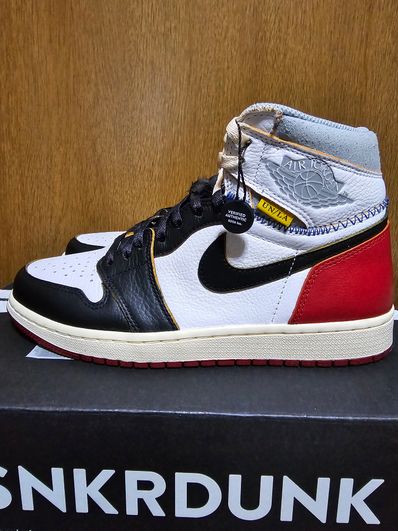 UNION × Nike Air Jordan 1 Retro High OG NRG "Varsity Red/Wolf Grey"