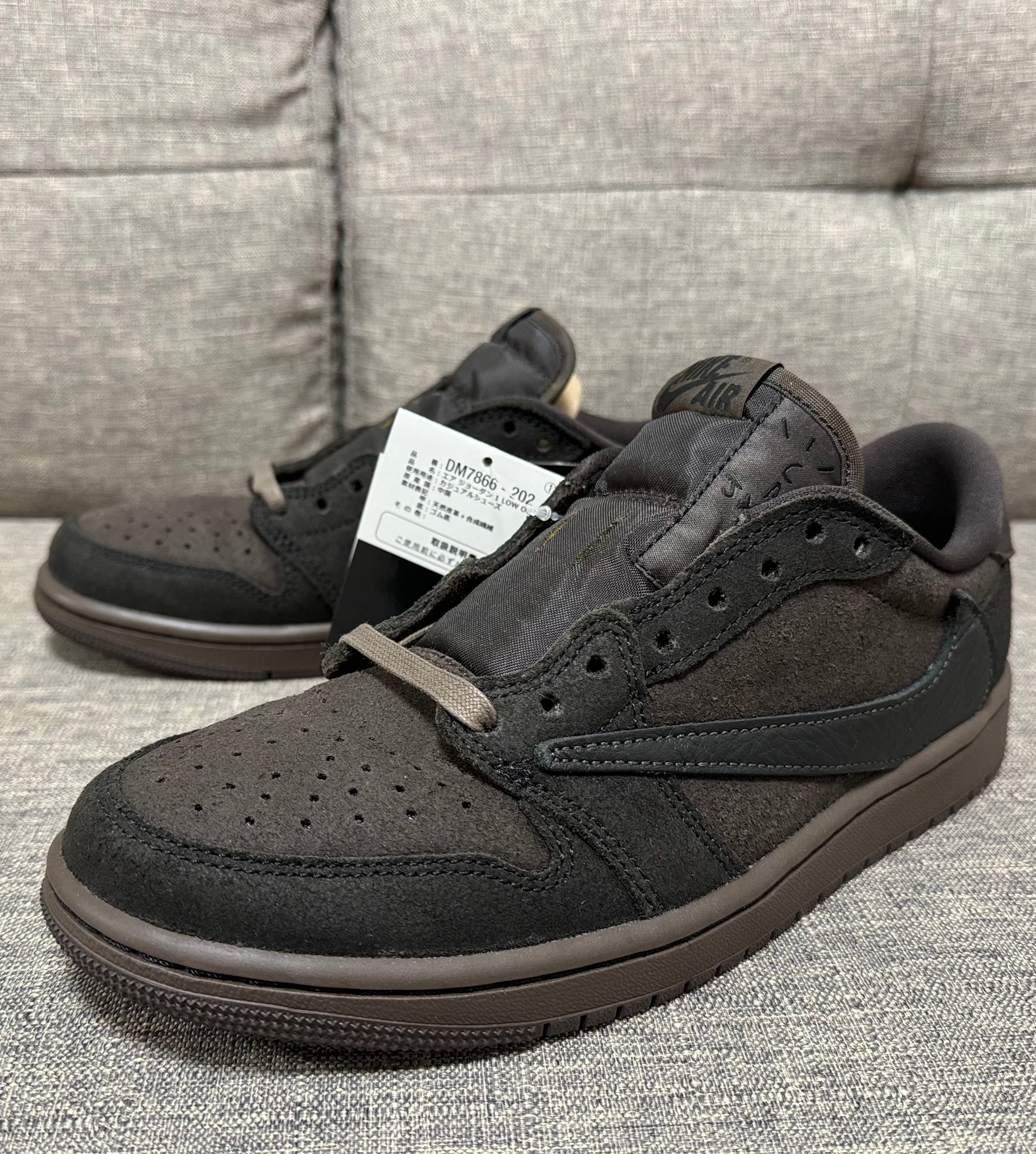 Travis Scott × Nike Air Jordan 1 Low OG SP "Velvet Brown and Dark Mocha"