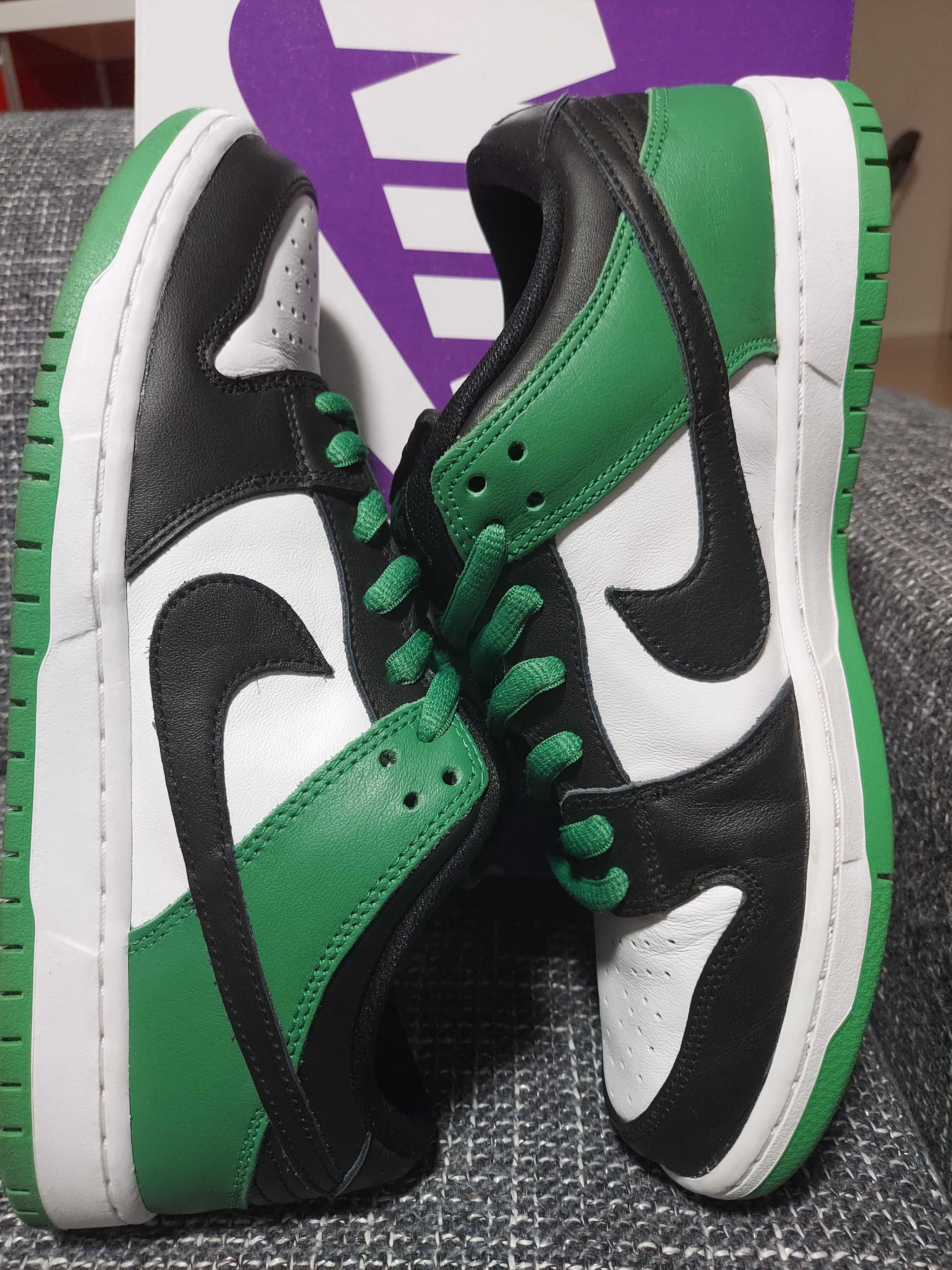 Nike SB Dunk Low Pro "Black and Classic Green"