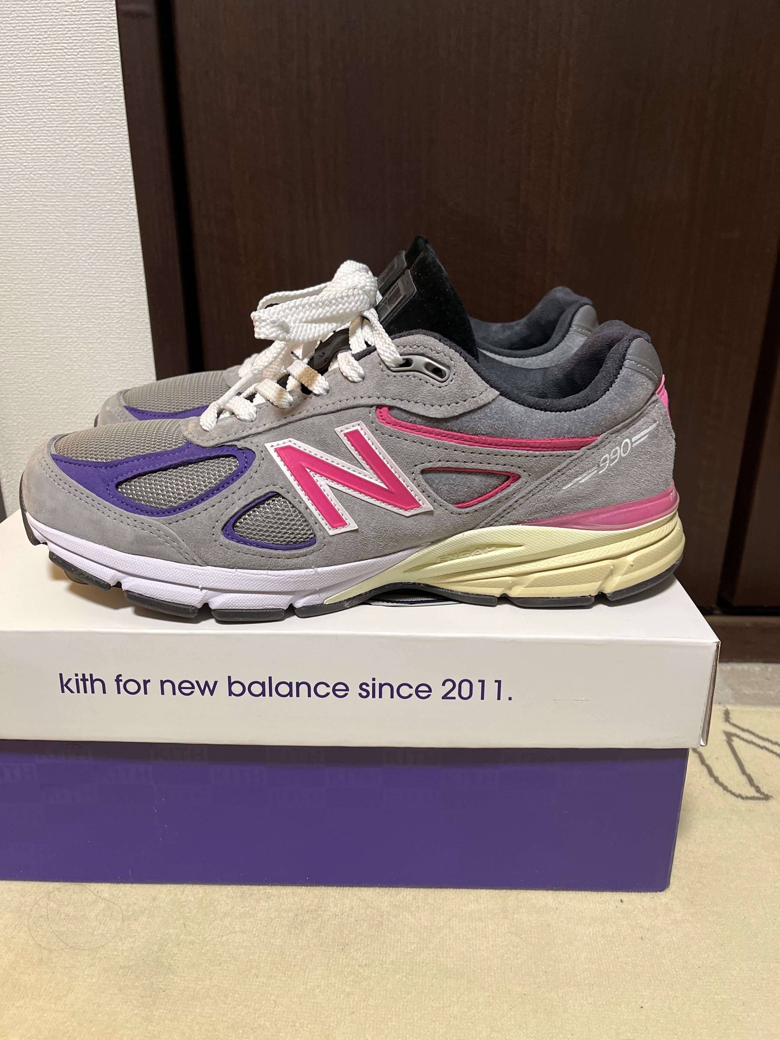 KITH × UNITED ARROWS & SONS × New Balance 990V4 "Smoked Pearl"